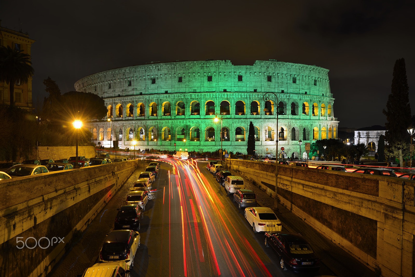 Nikon D800 sample photo. I colori della sera, il colosseo @ st.patrick photography