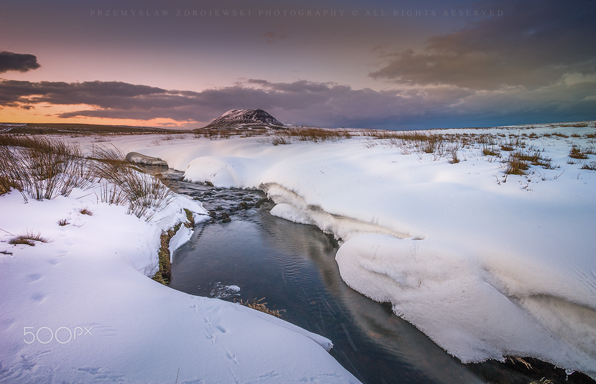 Nikon AF-S Nikkor 17-35mm F2.8D ED-IF sample photo. Slemish mountain photography