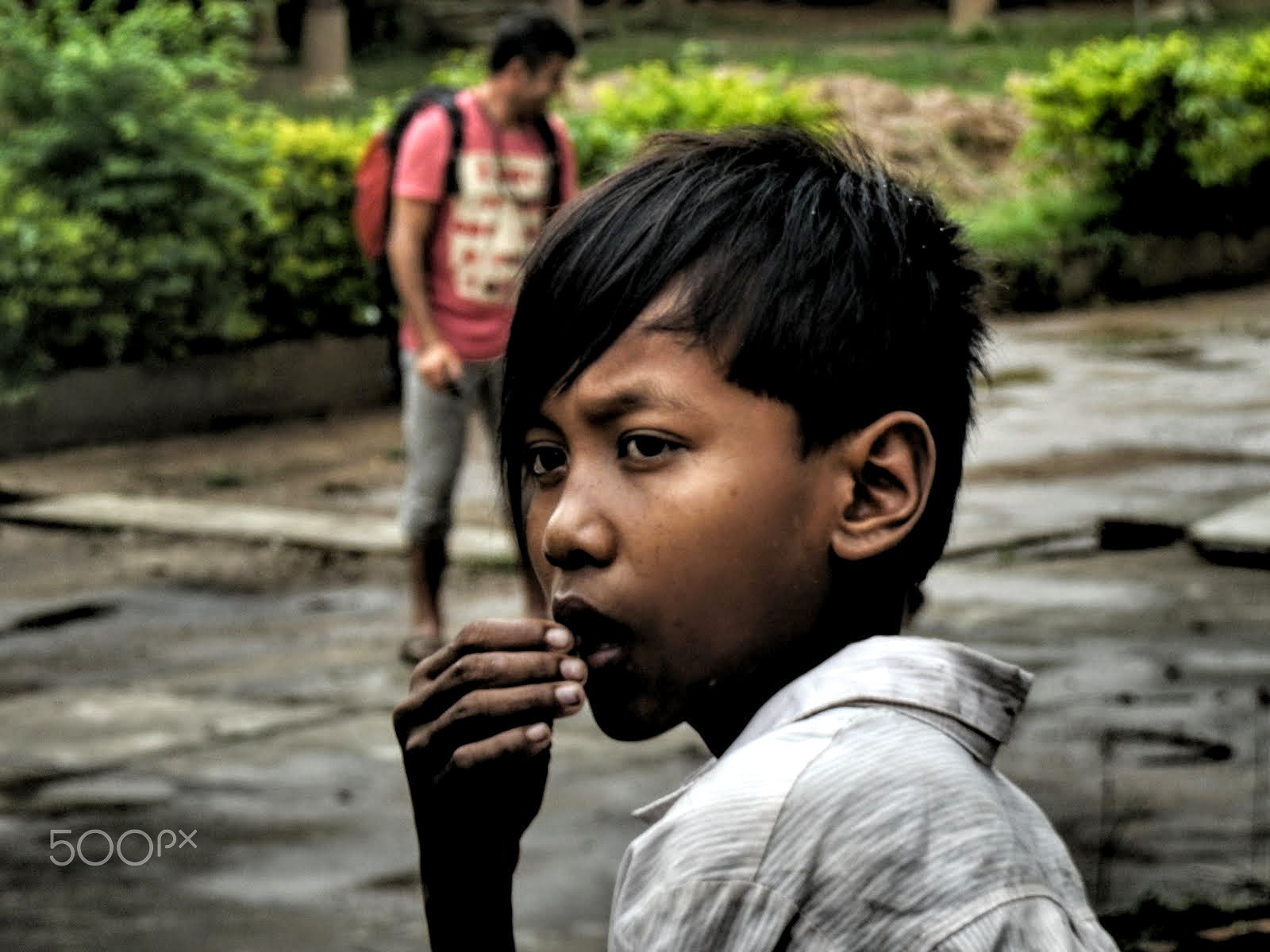 Olympus SZ-31MR sample photo. Cambodian portraits  photography