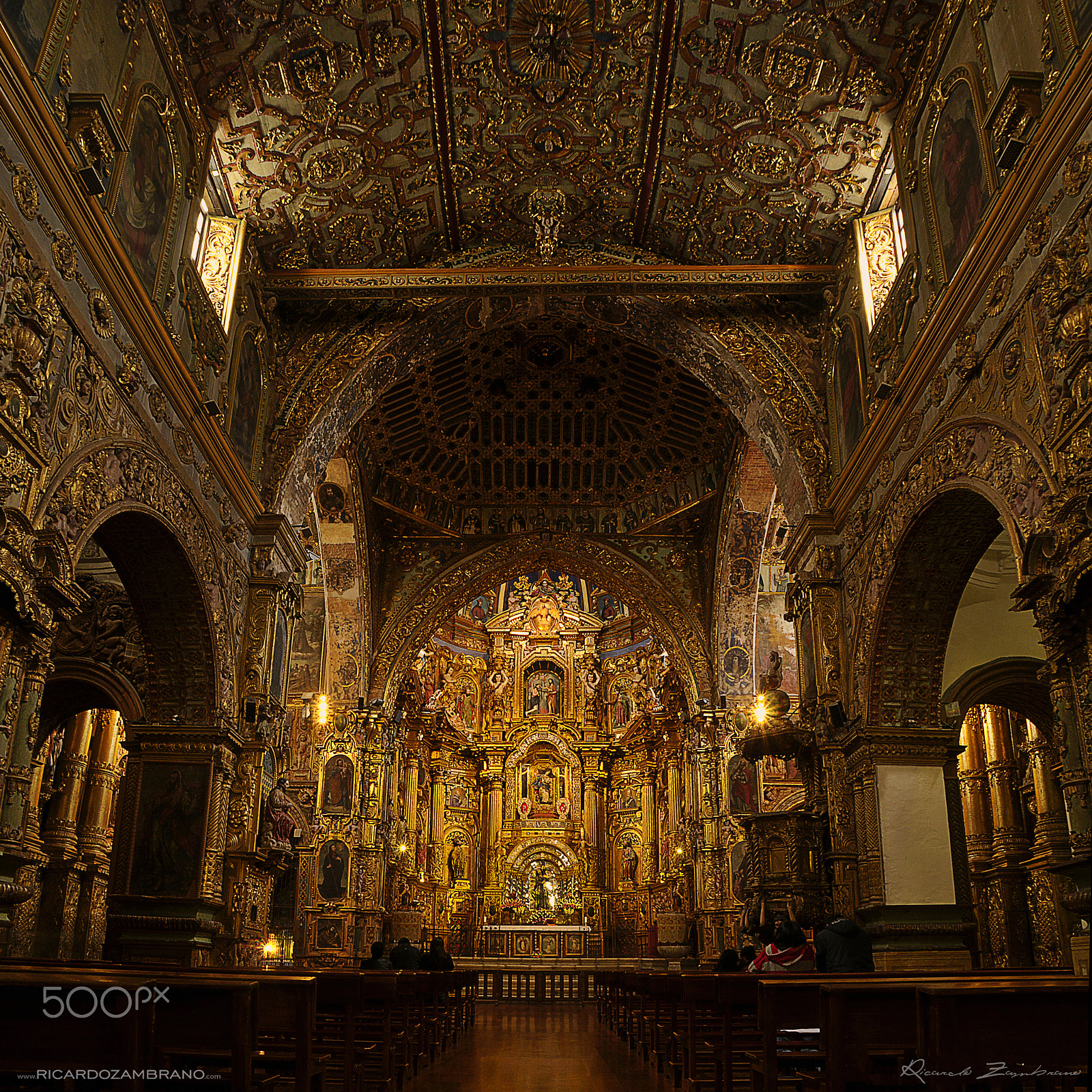 Nikon D300 sample photo. Iglesia de san francisco photography