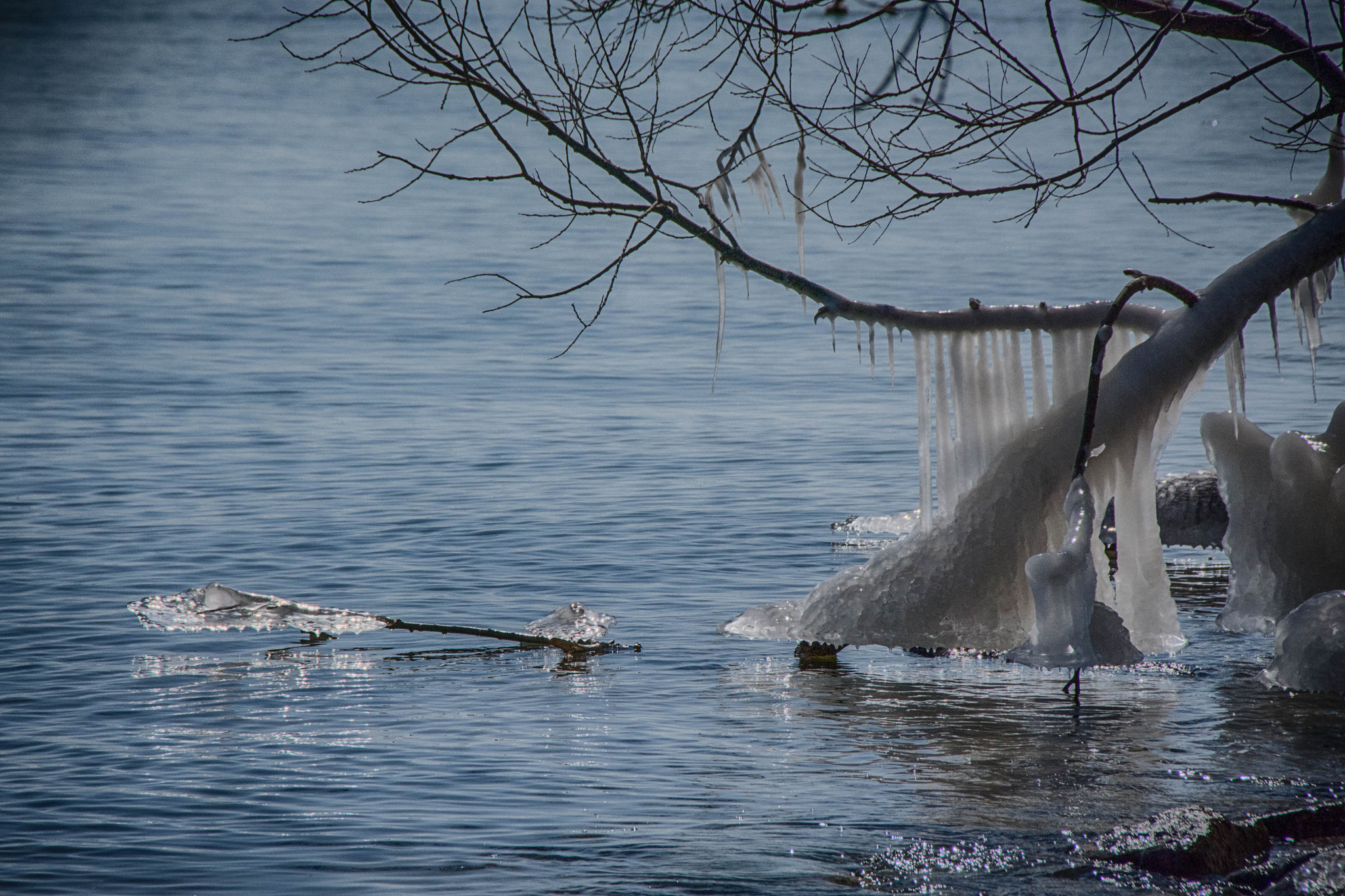 Sigma 18-250mm F3.5-6.3 DC Macro OS HSM sample photo. Winter shoreline photography