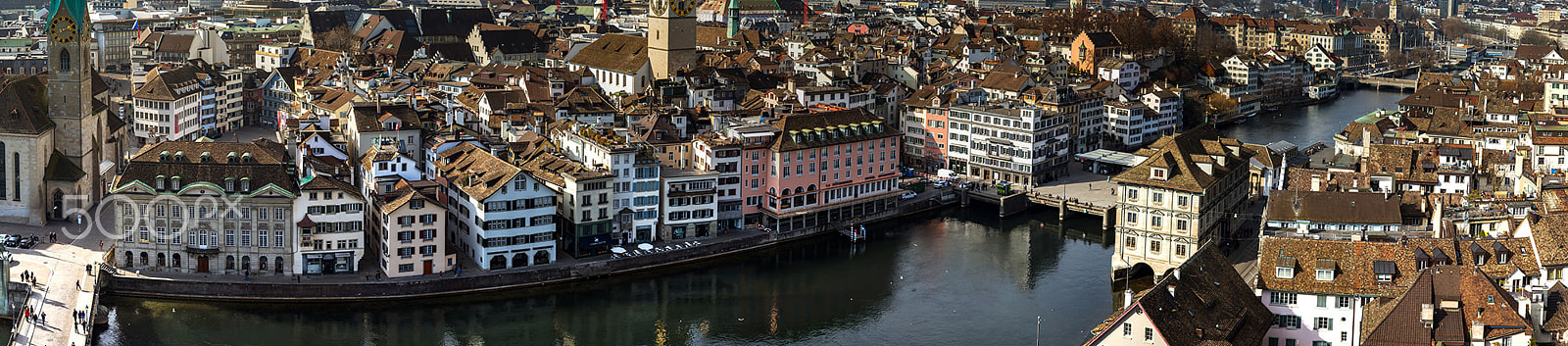 Sony a99 II sample photo. Zurich aerial view. switzerland. wide-angle hd-quality panoramic photography
