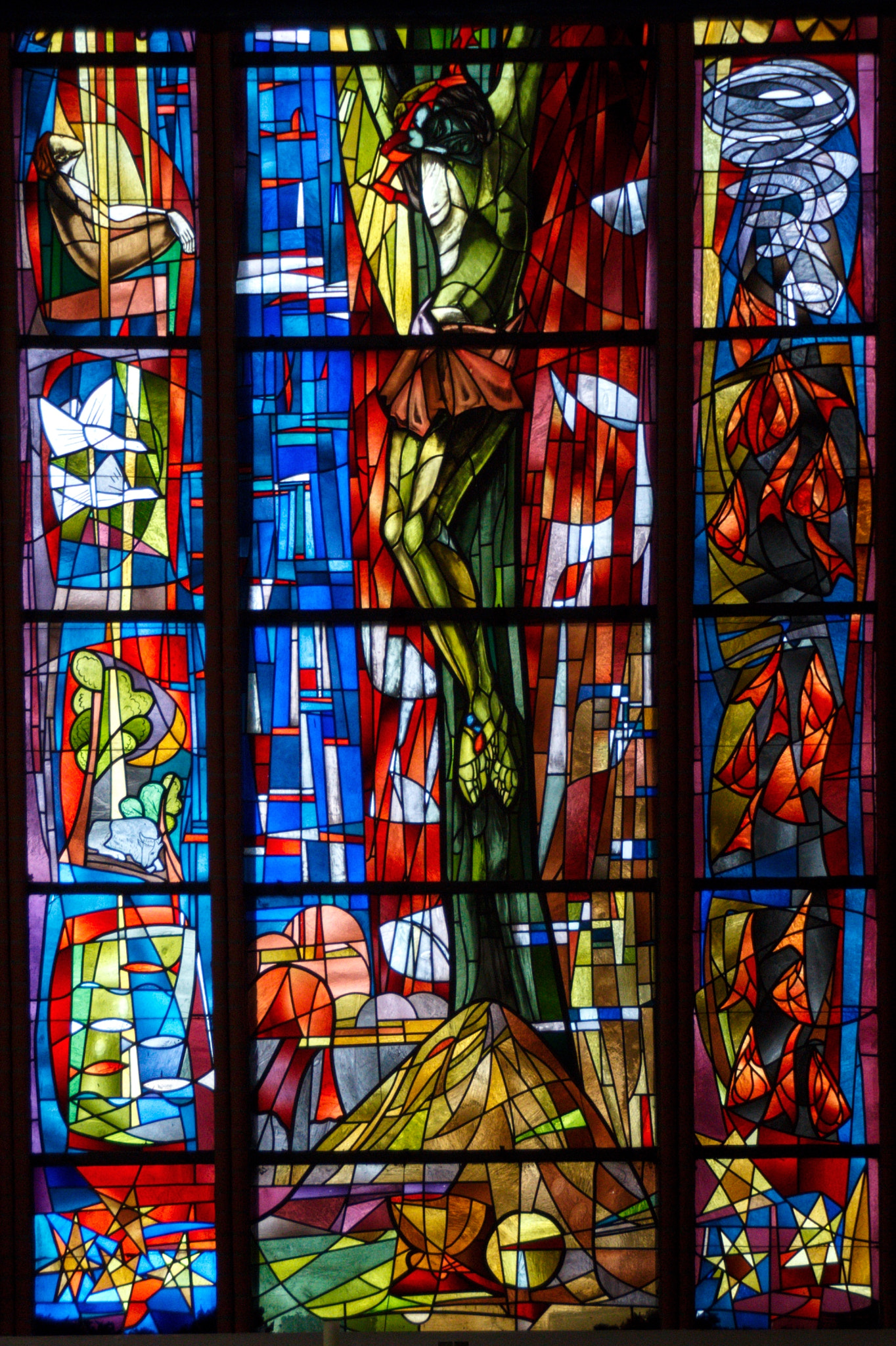 Sigma 18-250mm F3.5-6.3 DC OS HSM sample photo. Modern jesus in glass photography