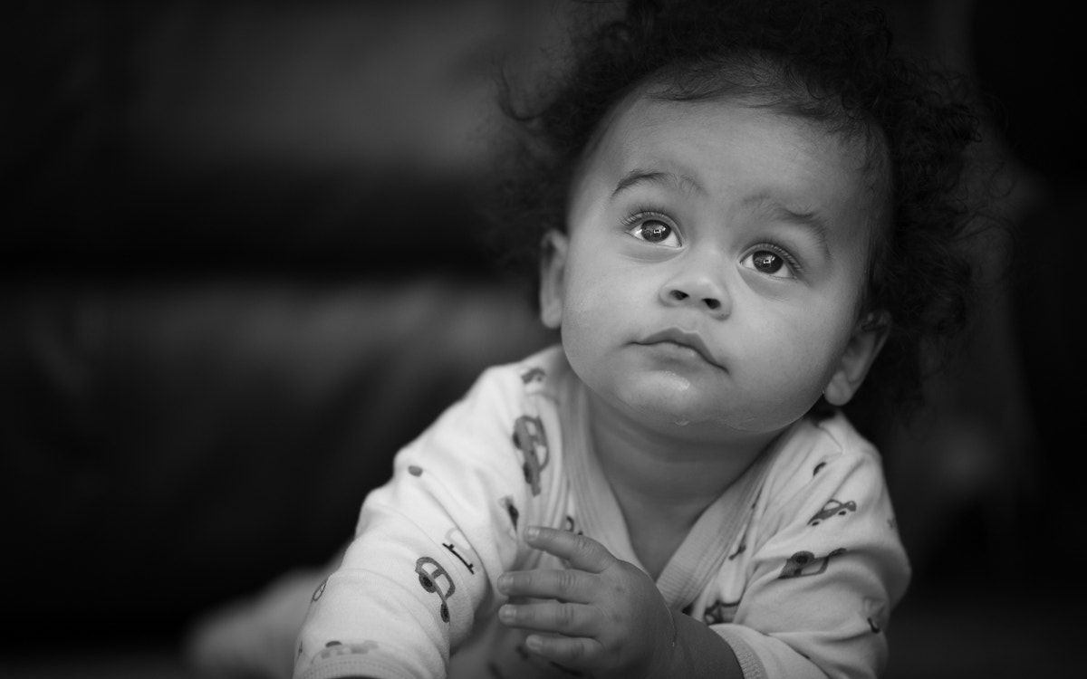 Nikon D800 + Nikon AF-S Nikkor 85mm F1.8G sample photo. Baby c.j. photography