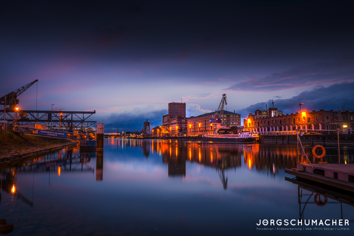 Nikon D800 + Tamron SP 15-30mm F2.8 Di VC USD sample photo. Rheinhafen, karlsruhe photography