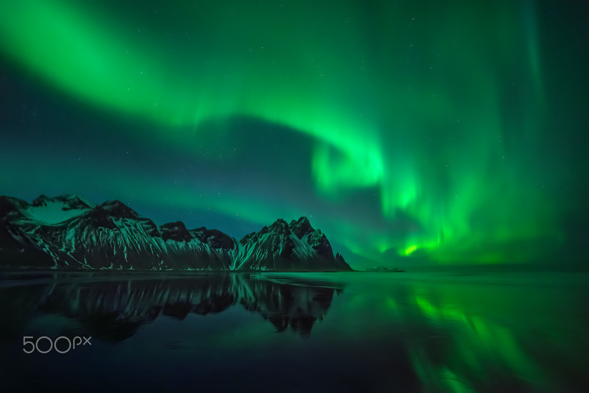 Sony a7R + Voigtlander HELIAR-HYPER WIDE 10mm F5.6 sample photo. Stokksnes photography