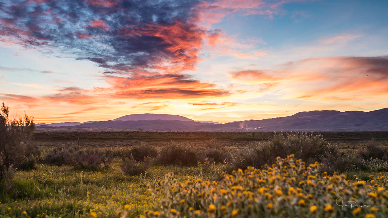 Sigma 24mm F1.4 DG HSM Art sample photo. Antalope valley sunset photography