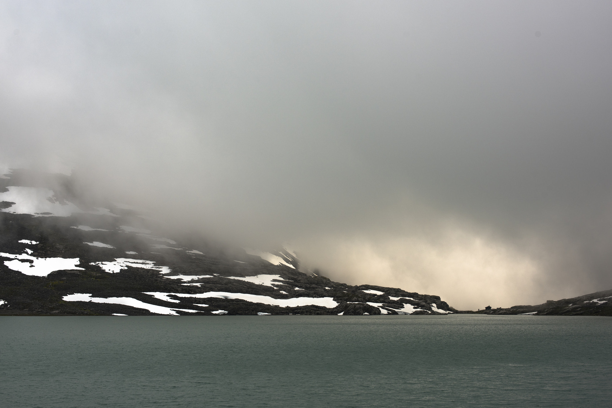 Nikon D810 + Nikon AF-S Nikkor 50mm F1.4G sample photo. Glacier lake in norwegian mountans. strynefjellet. photography