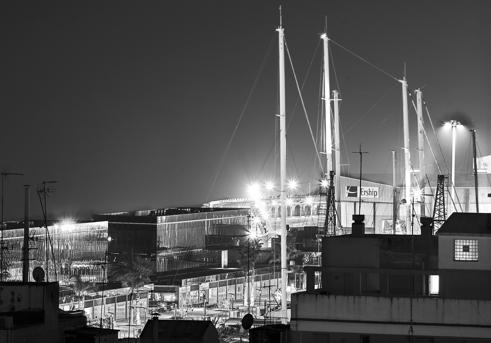 Sony a7R sample photo. The docks at night.  photography