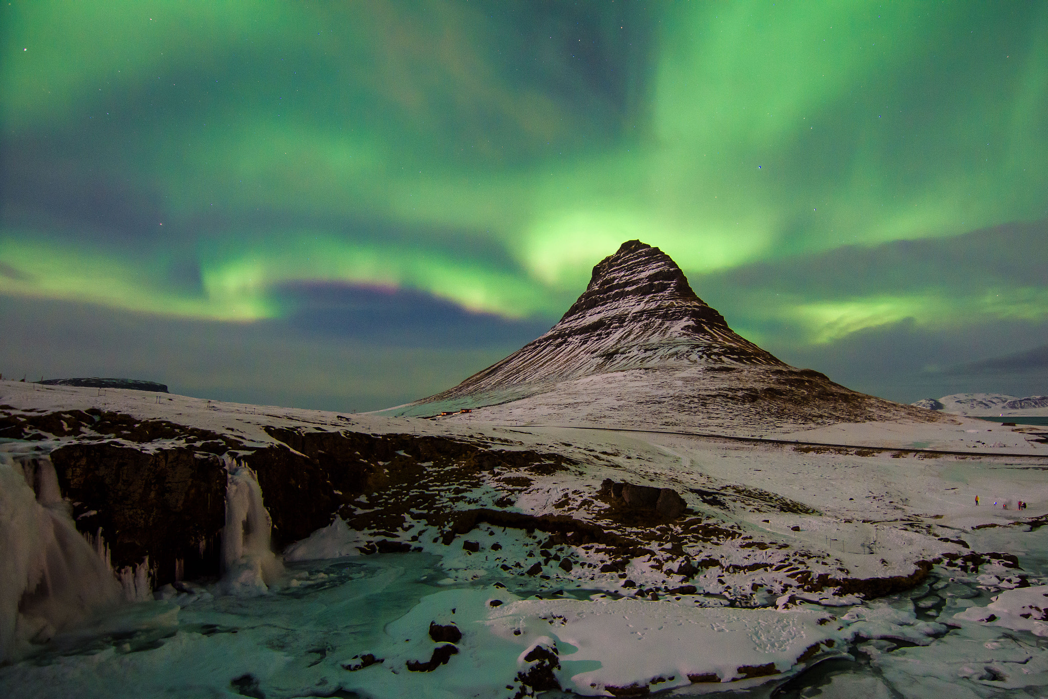 Nikon D7200 sample photo. Northern lights at kirkjufjell photography