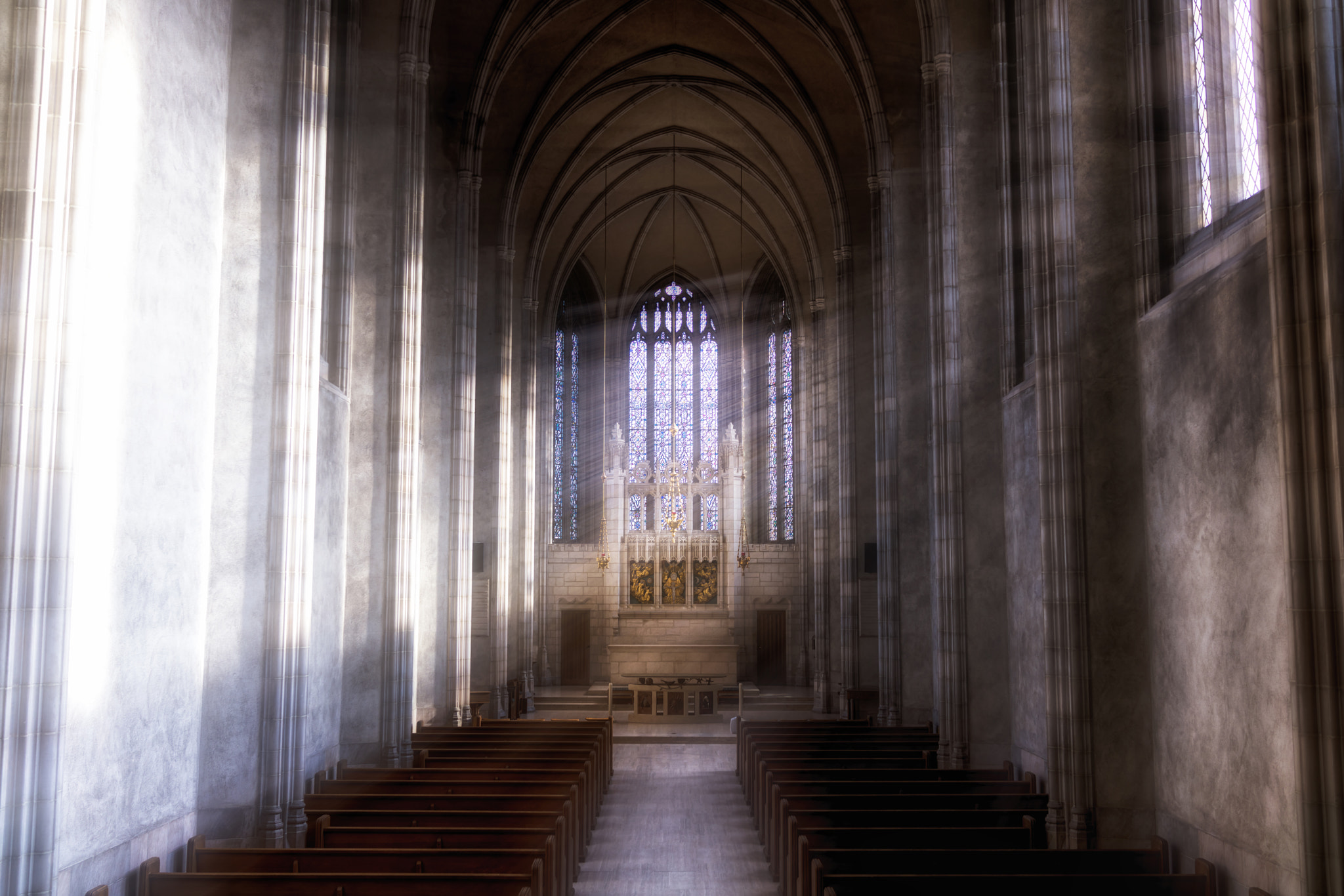 35mm F2.0 sample photo. Trinity college chapel photography