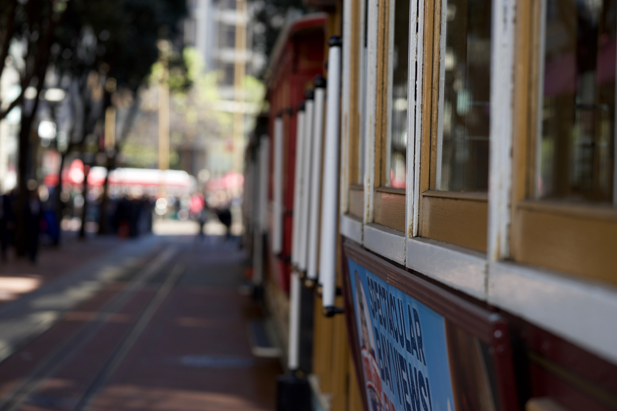 Sony a7 + Sony FE 90mm F2.8 Macro G OSS sample photo. San francisco cable car photography