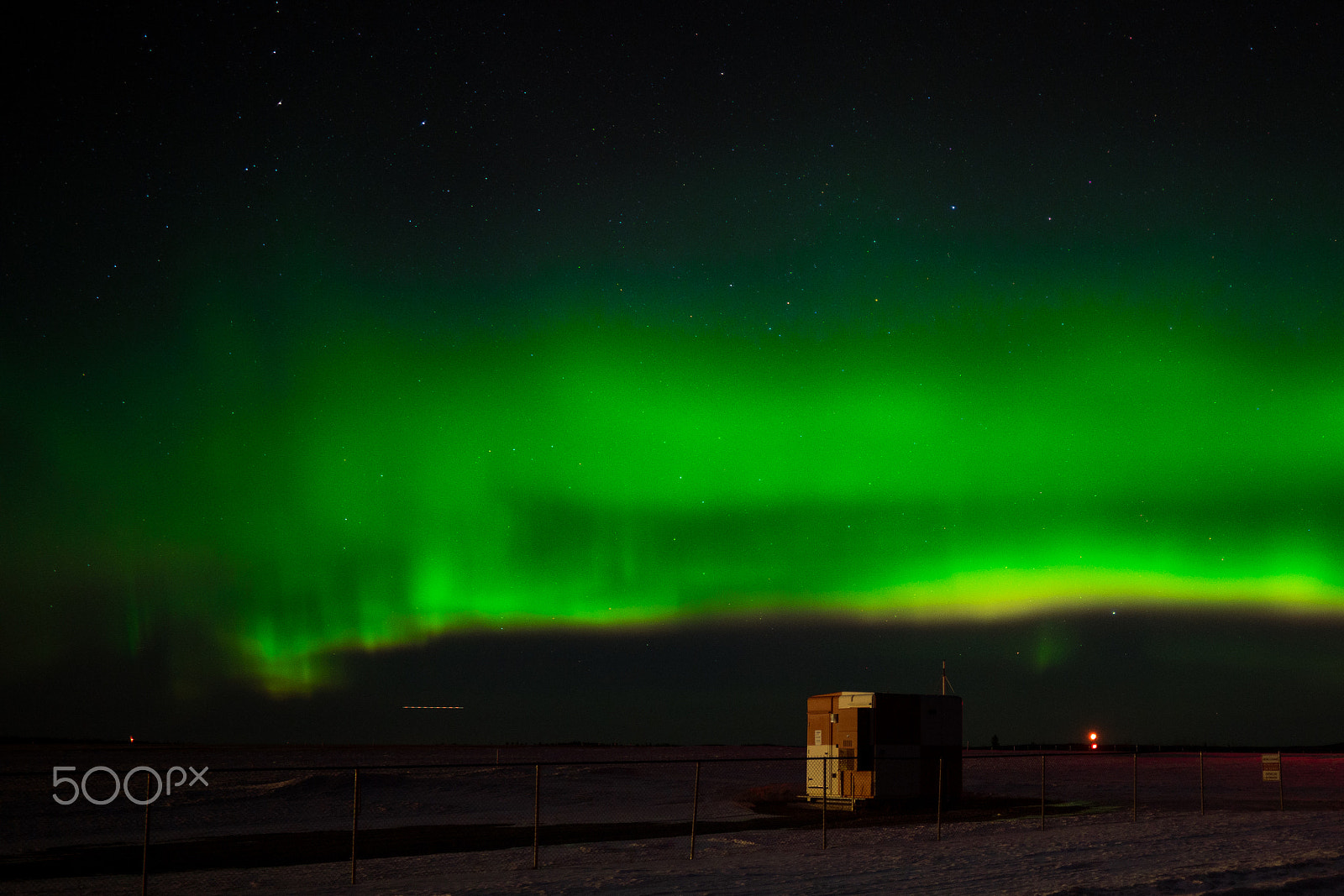 Samsung NX 16-50mm F2.0-2.8 S ED OIS sample photo. Northern lights at the dryden regional airport. photography