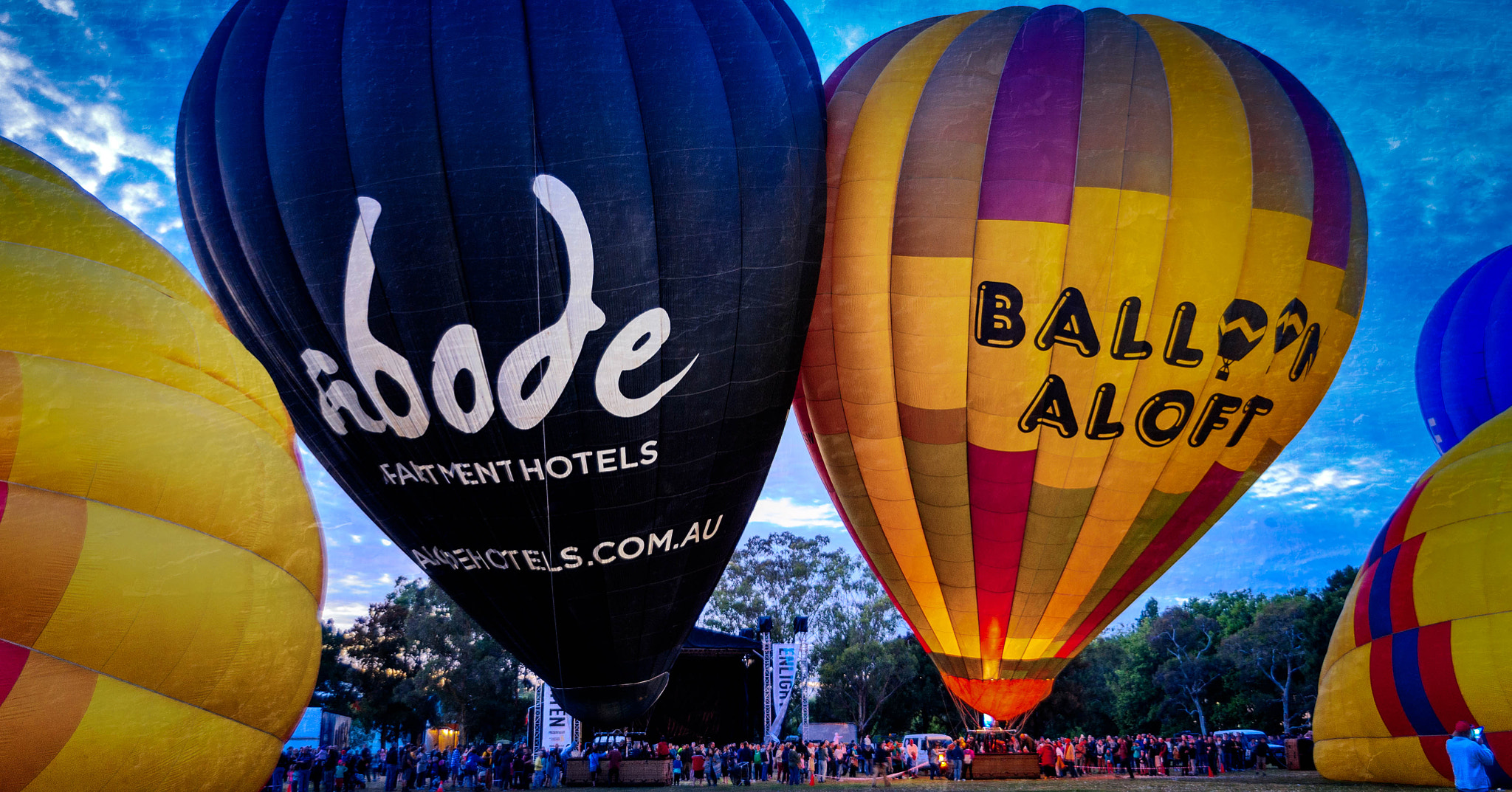 Sigma 24-70mm F2.8 EX DG HSM sample photo. Canberra balloon spectacular photography