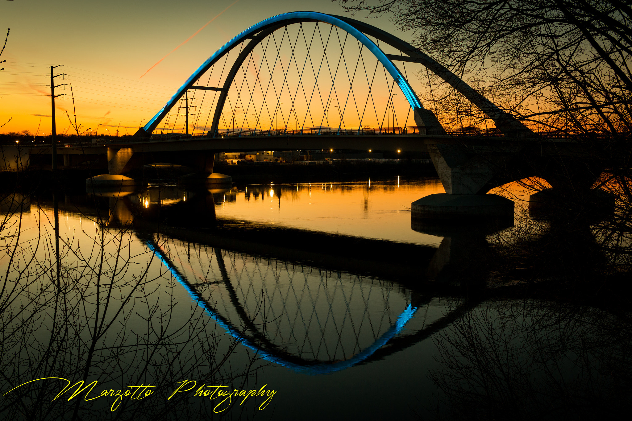 Canon EF-S 24mm F2.8 STM sample photo. Lowry av bridge photography