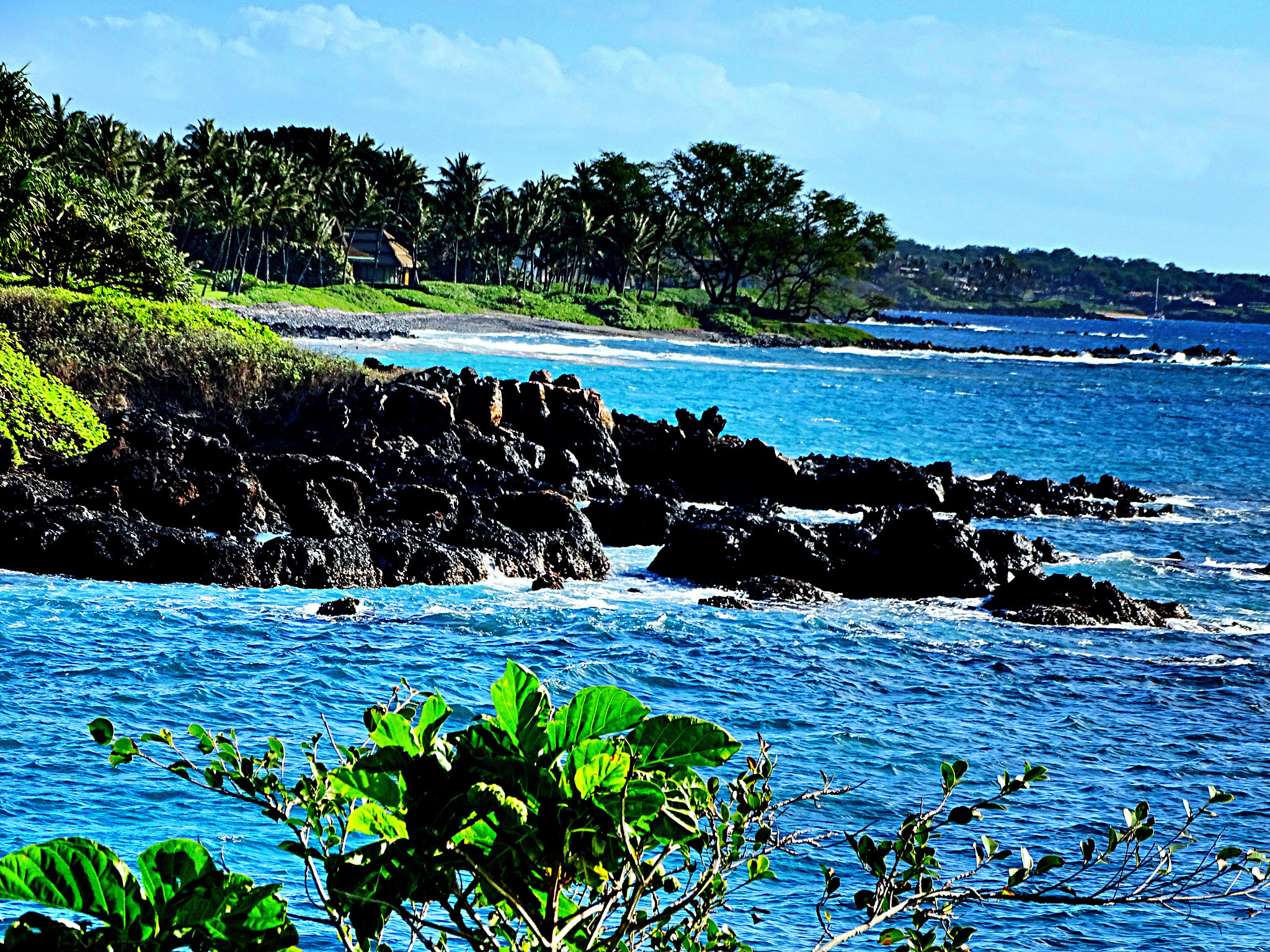 Sony 24-210mm F2.8-6.3 sample photo. Beautiful turquoise water and blue sky in maui, hawaii. photography