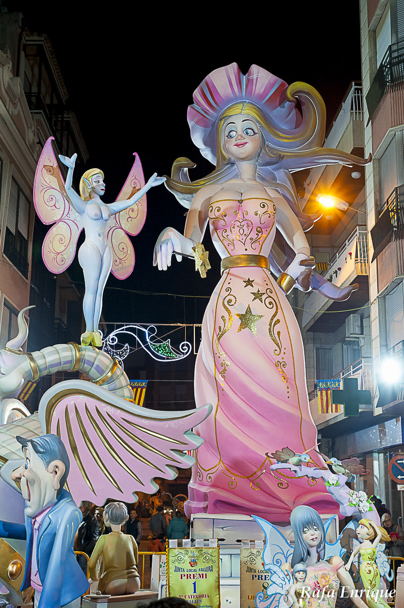 Nikon D700 + Nikon AF-S Nikkor 50mm F1.8G sample photo. Fallas burriana photography