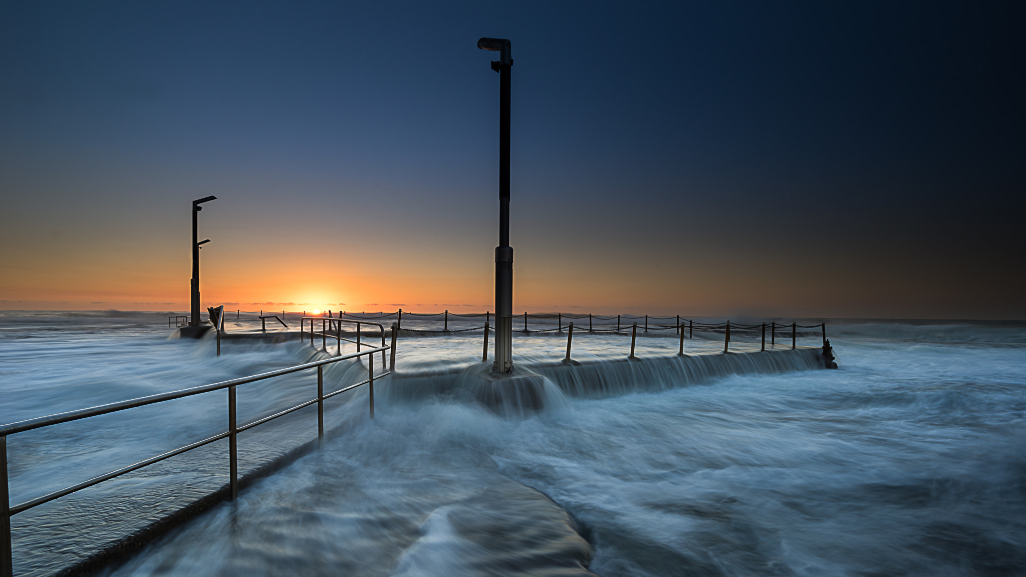 Sony a7R sample photo. Mona vale rock pool photography