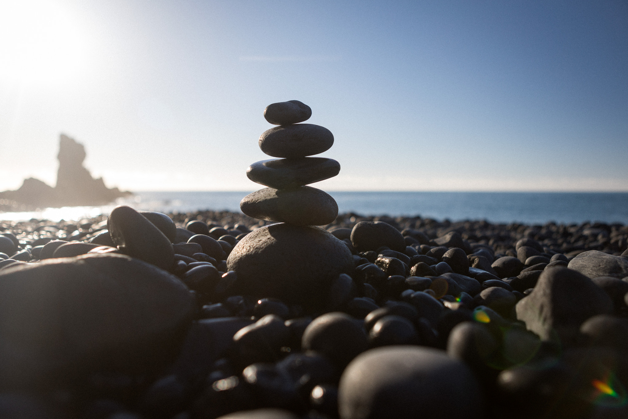 Canon EF 24-70mm F2.8L USM sample photo. Rock balancing photography