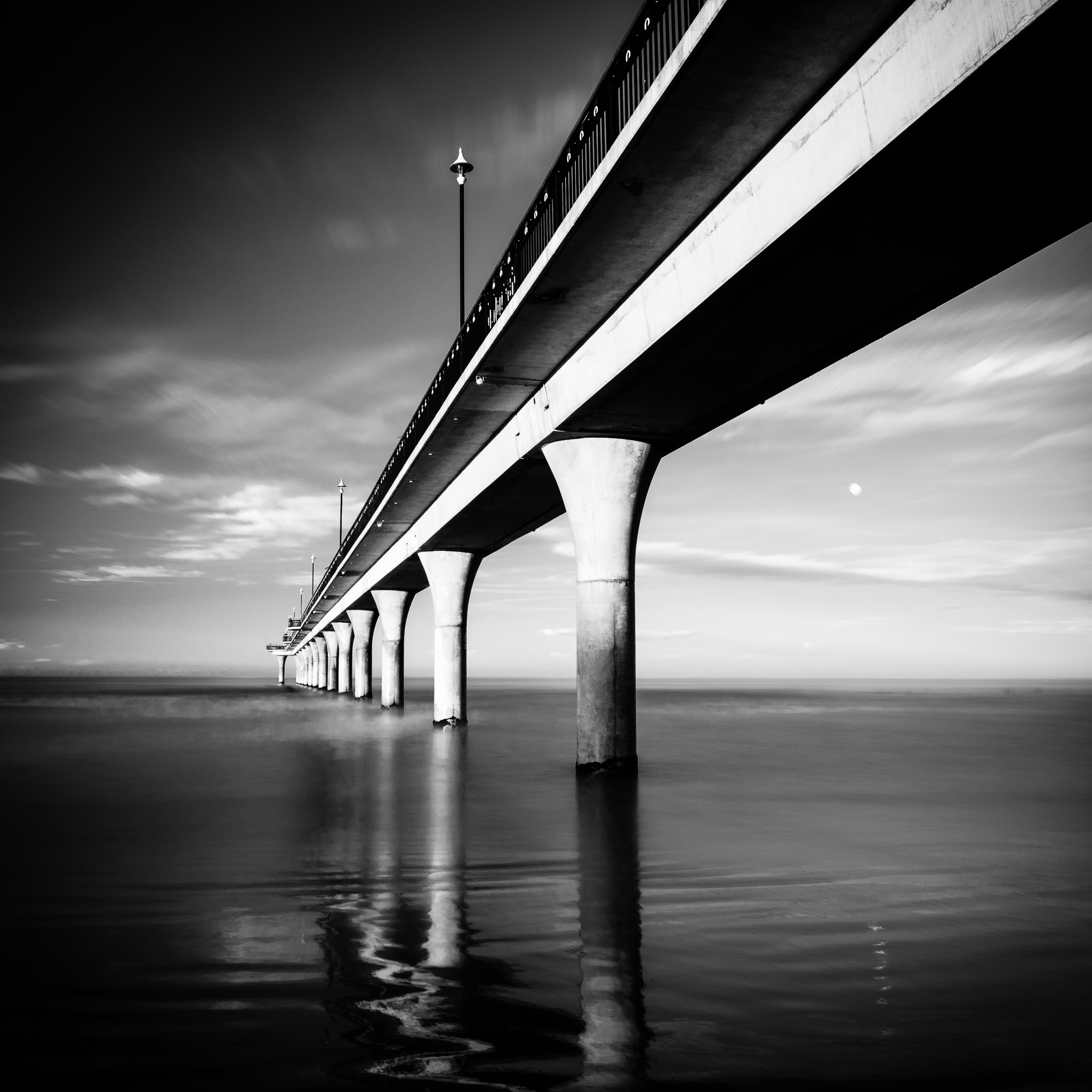 Nikon D5500 sample photo. Evening pier photography