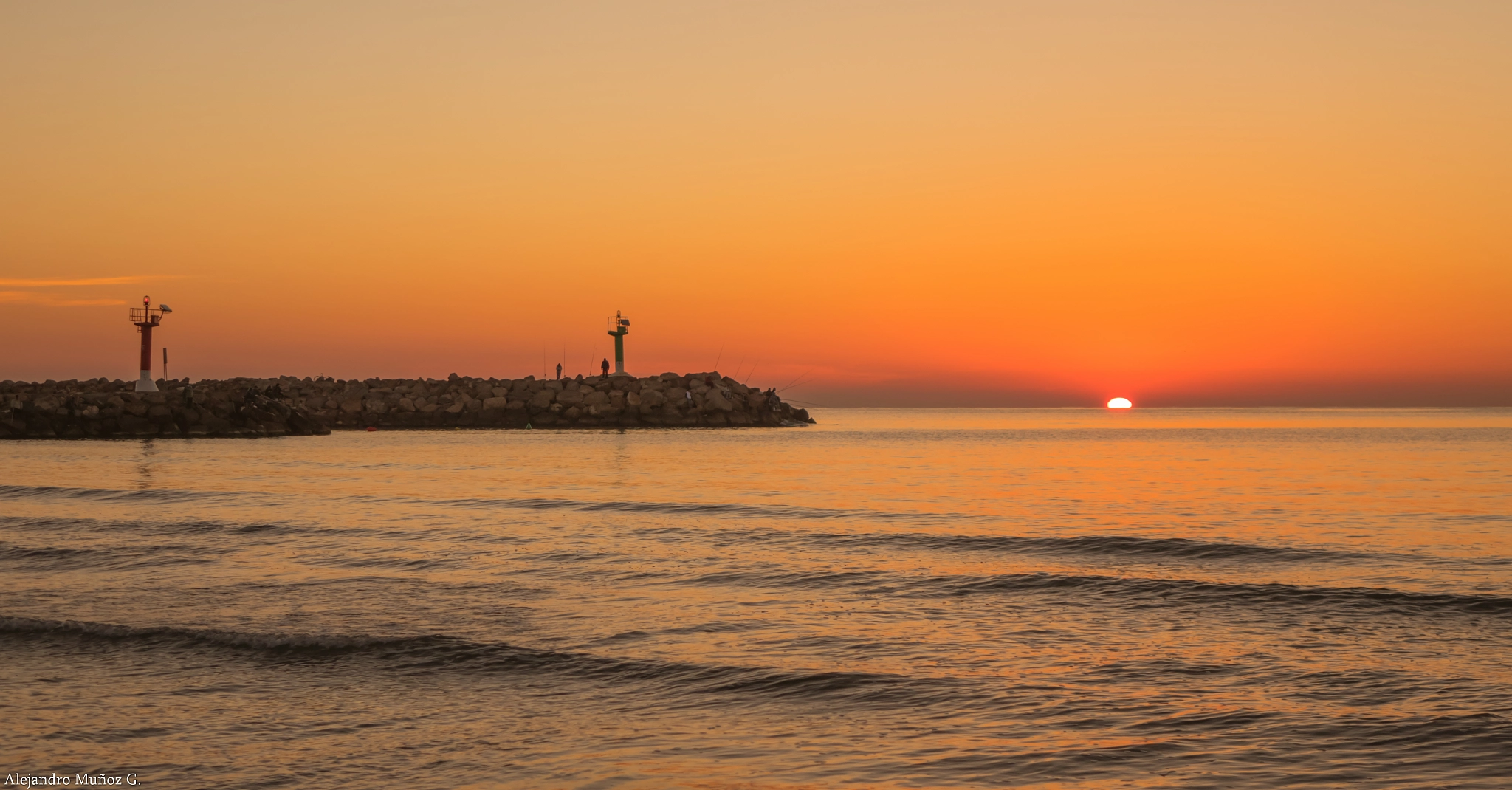 Sony Cyber-shot DSC-RX10 sample photo. Sunrise with saharan dust (alboraya) photography