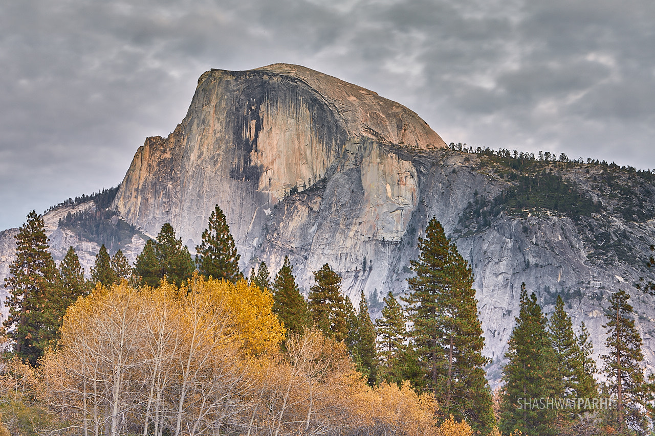 Canon EF 70-200mm F2.8L IS USM sample photo. Half dome, fall photography