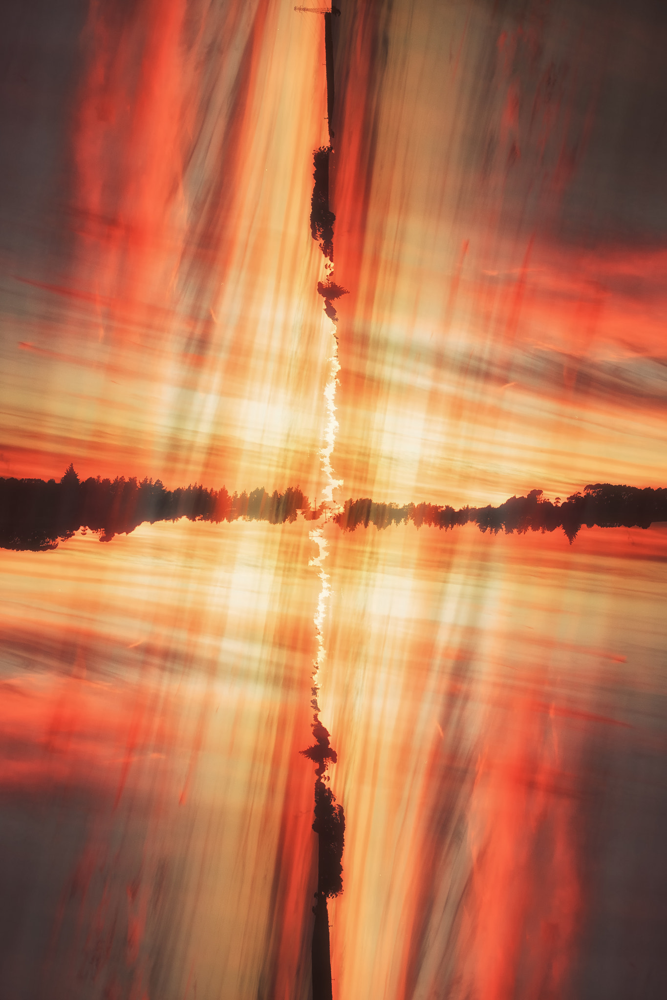 Canon EF 50mm F1.4 USM sample photo. Fractured sunrise photography