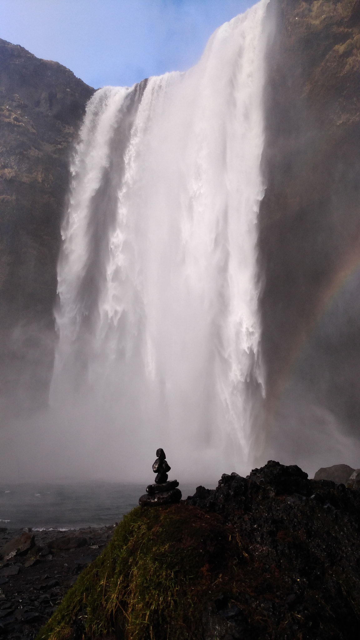 ASUS Z017DB sample photo. Skogafoss waterfall photography