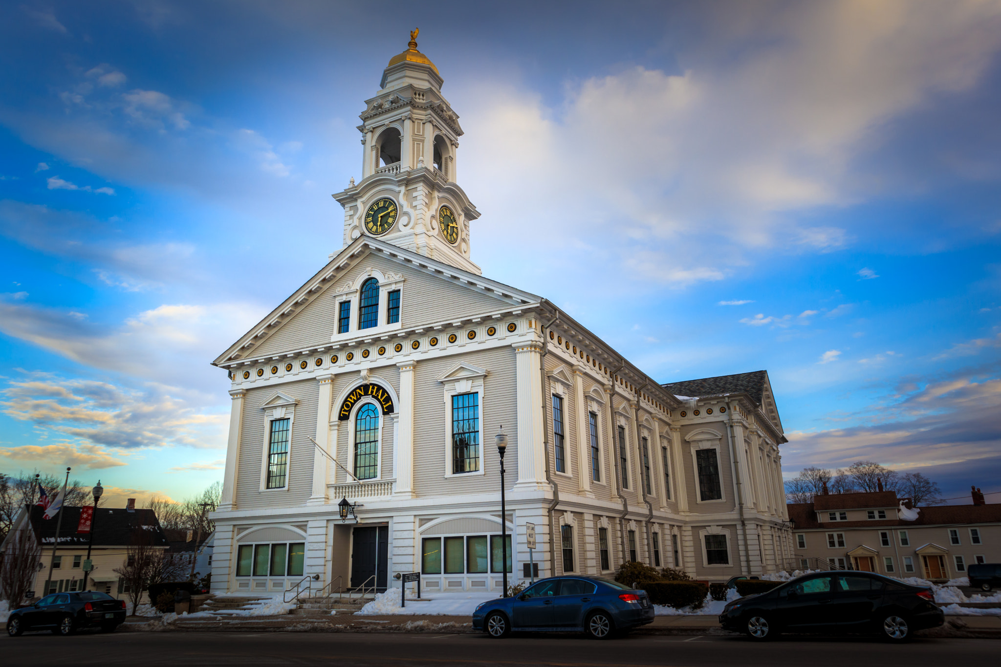 Canon EOS M5 sample photo. Milford town hall photography