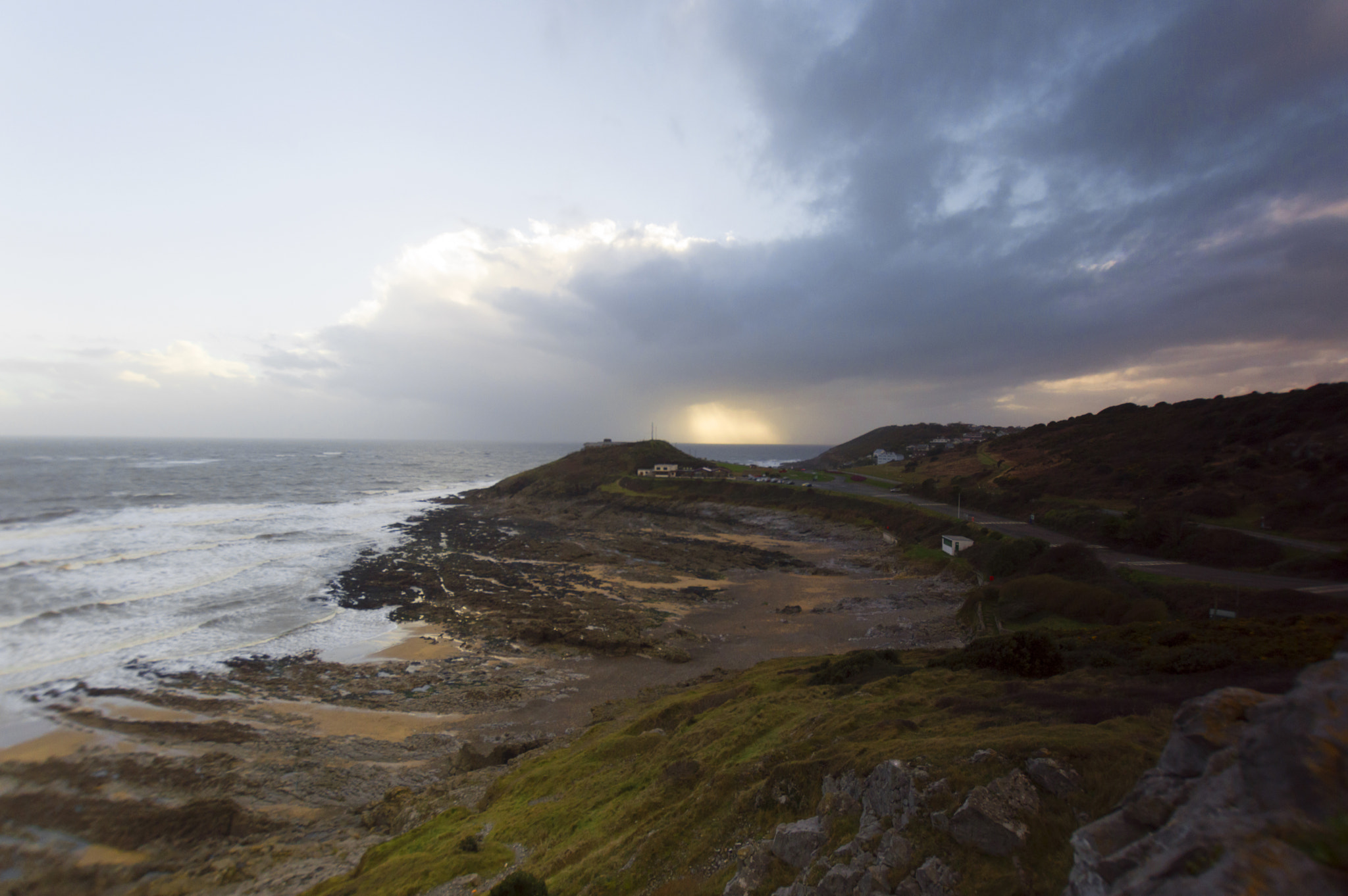 Nikon D3200 + Sigma 10-20mm F3.5 EX DC HSM sample photo. Mumbles sunset photography