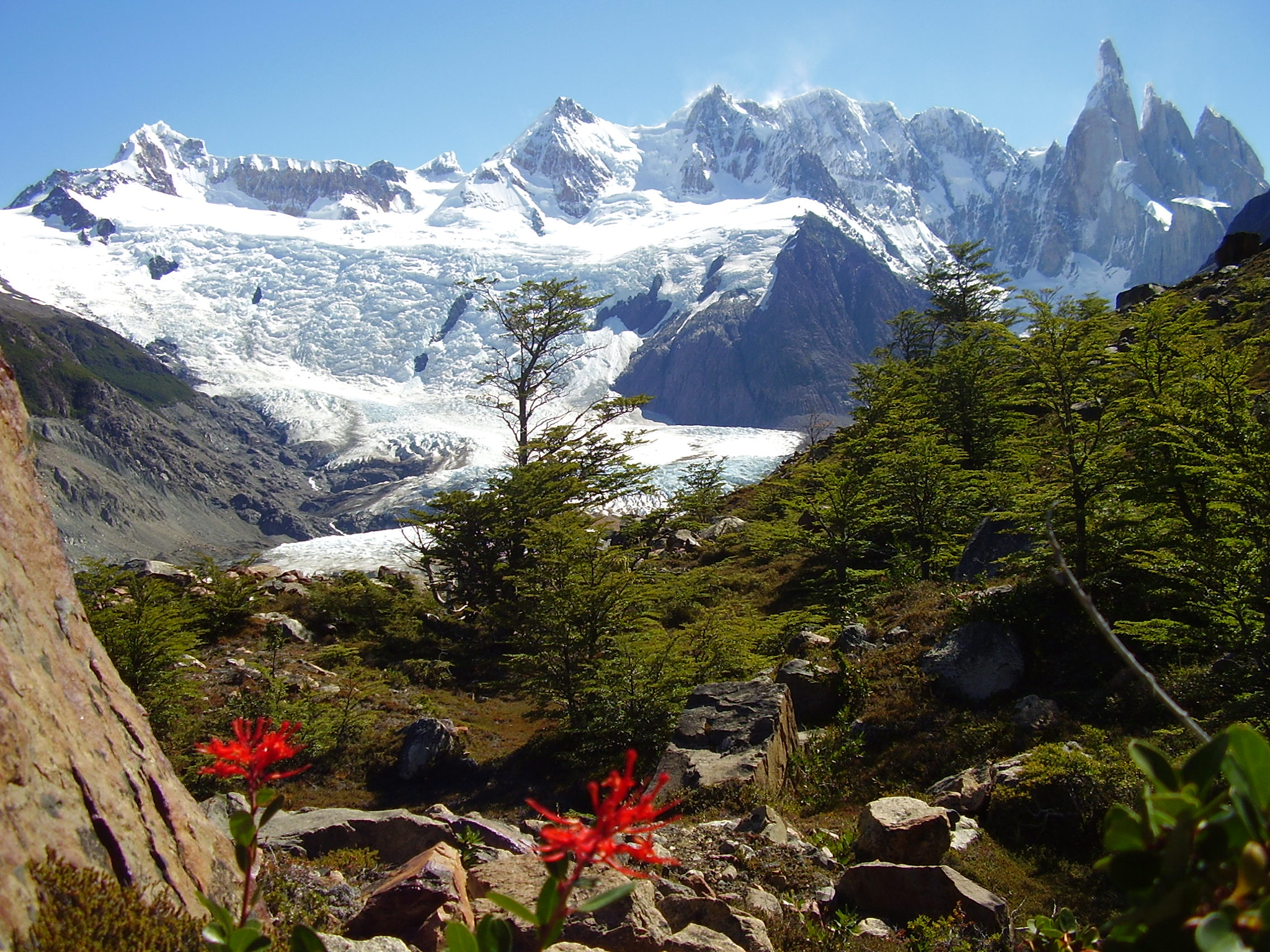 Olympus FE100,X710 sample photo. Cerro torre, mirador maestri photography