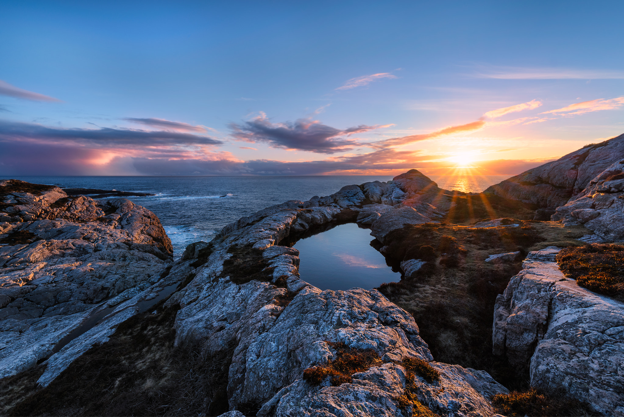 Pentax K-1 sample photo. Sunset skogsøy ii photography