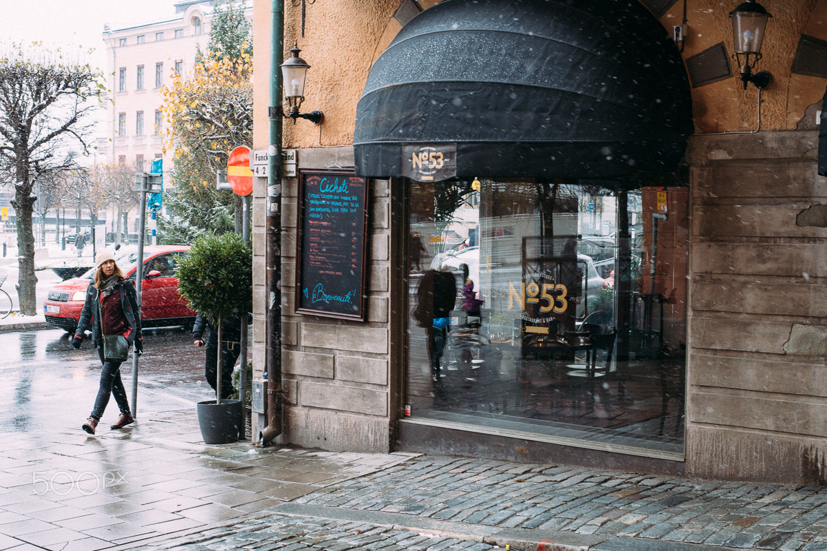 Nikon Df + Nikon AF-S Nikkor 50mm F1.8G sample photo. Streets of stockholm photography