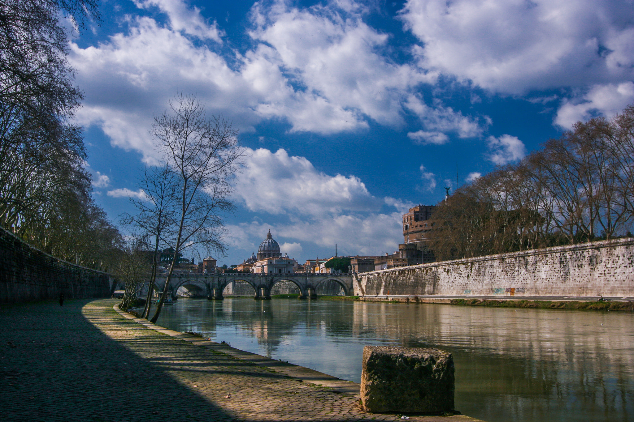 Canon EF-S 10-22mm F3.5-4.5 USM sample photo. St peter's from the tevere photography
