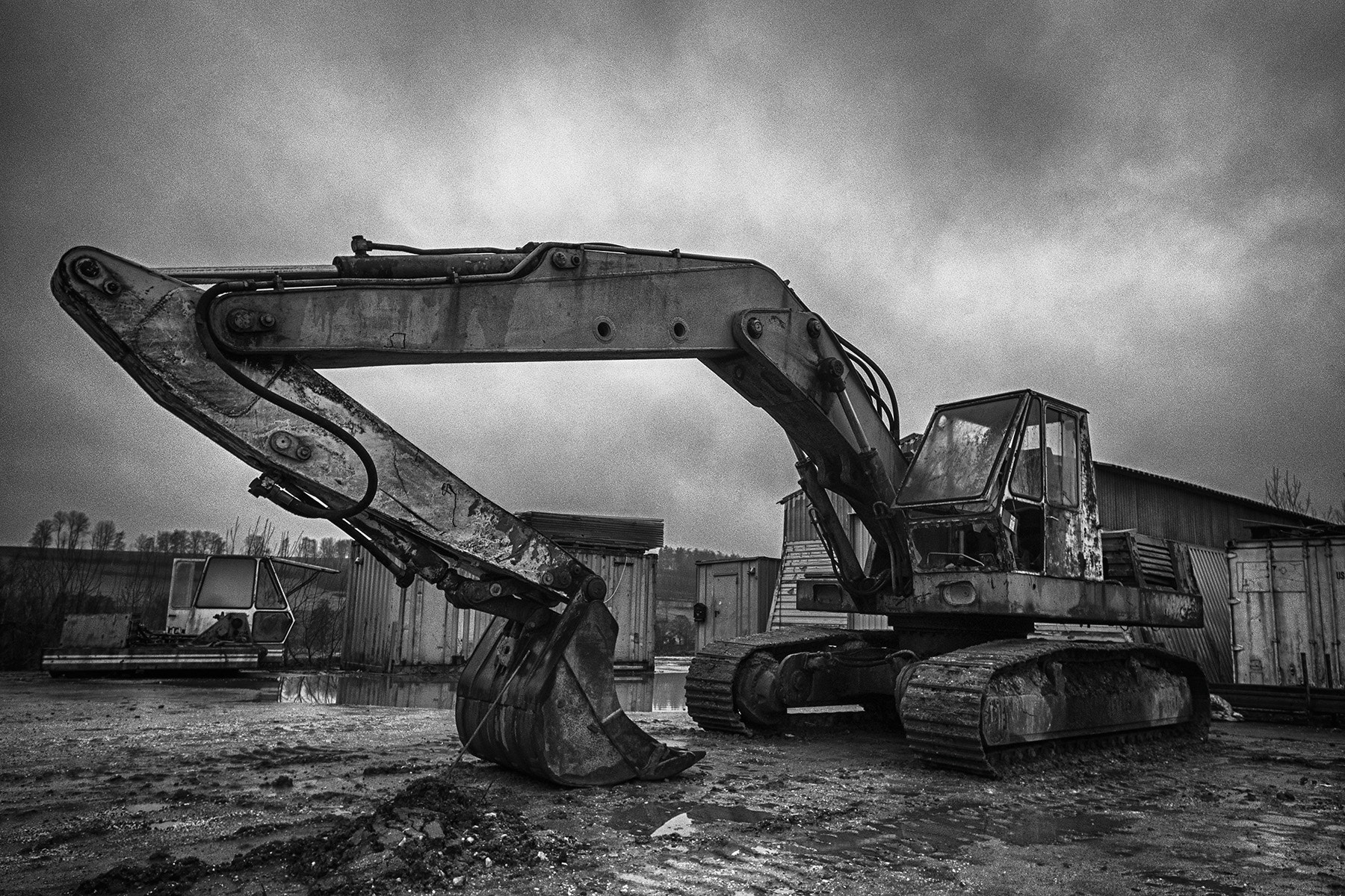 Pentax K-5 sample photo. Excavator photography
