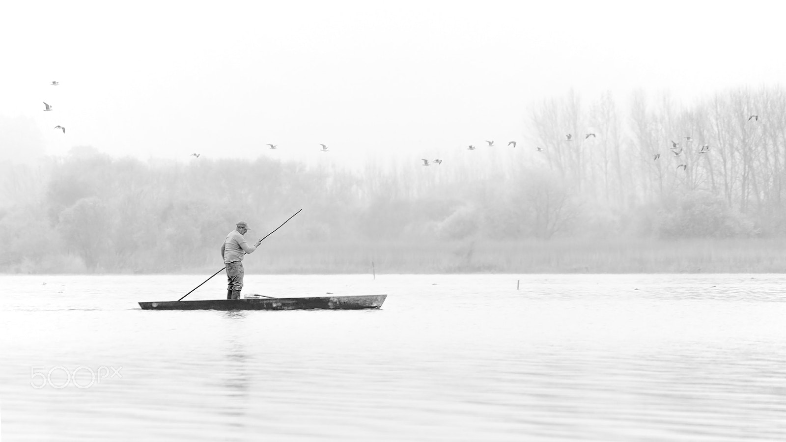 Pentax K-50 + HD Pentax DA 55-300mm F4.0-5.8 ED WR sample photo. Fisherman photography