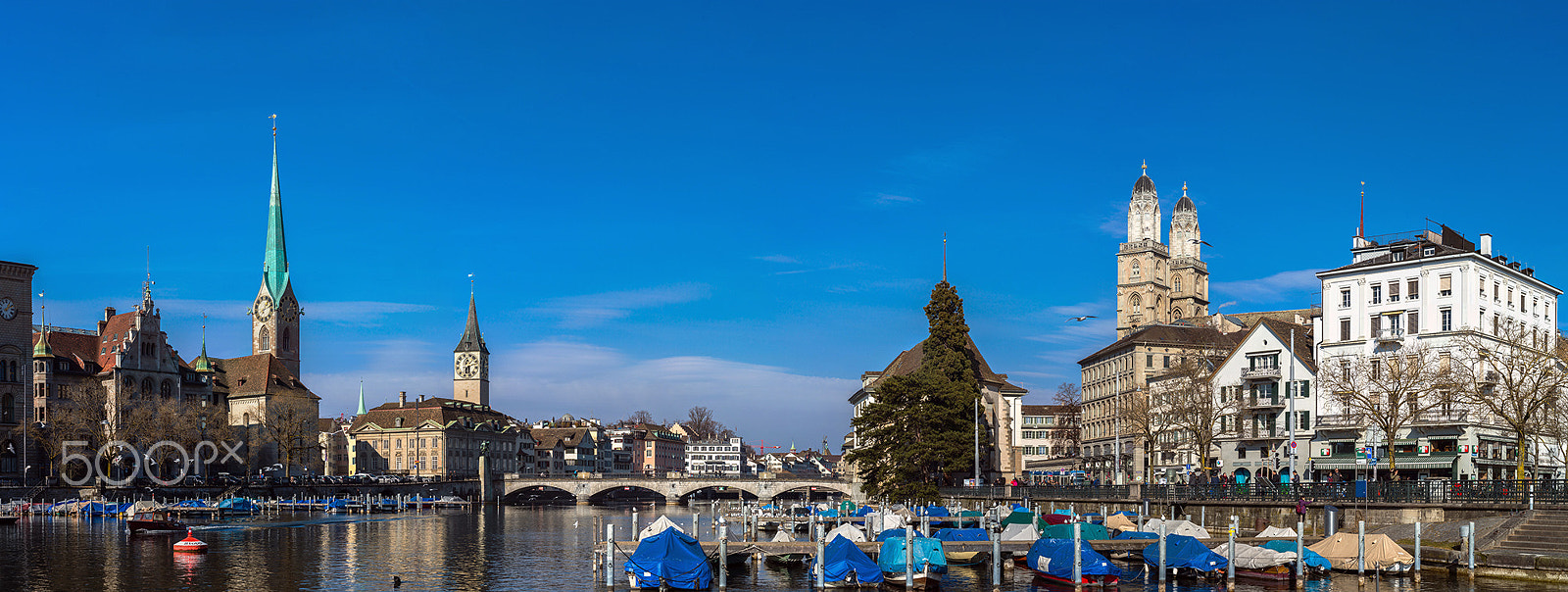 Minolta AF 80-200mm F2.8 HS-APO G sample photo. Zurich center. switzerland. wide-angle hd-quality panoramic view photography