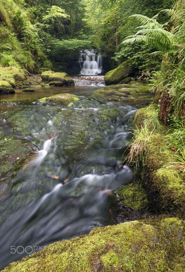 Canon EF 16-35mm F4L IS USM sample photo. Watersmeet waterfall photography