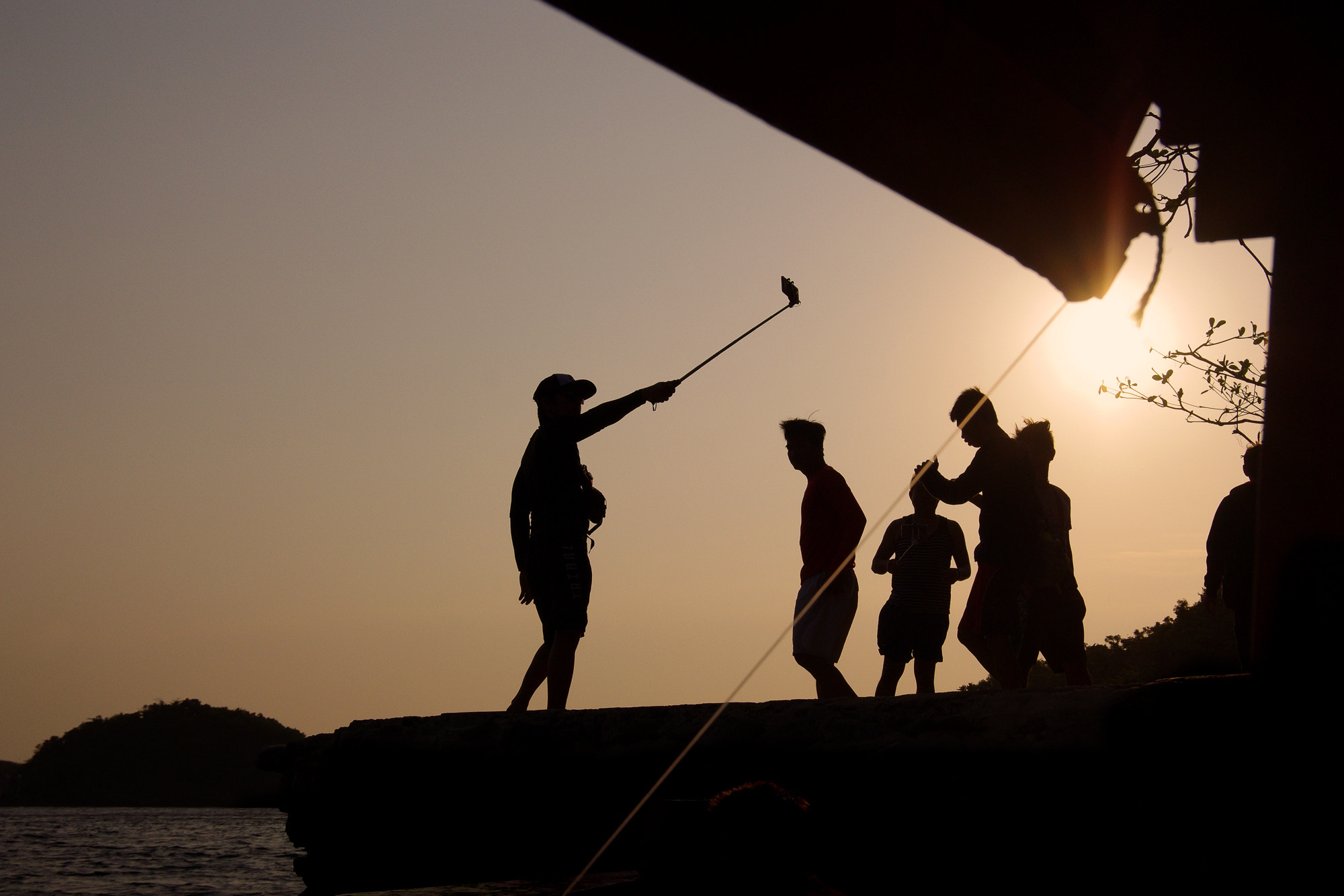 Pentax K-5 sample photo. That silhouette selfie. photography