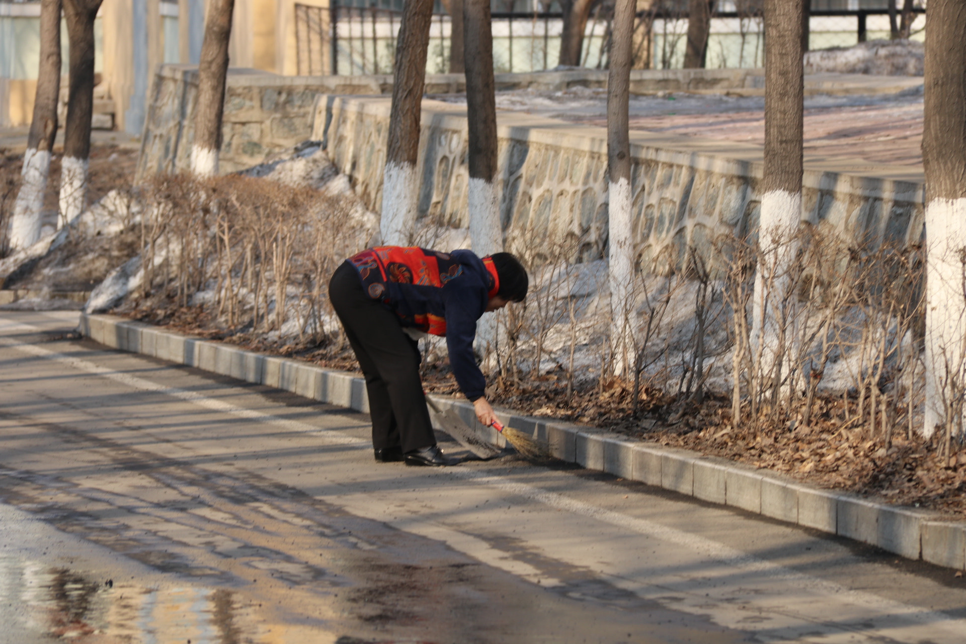 Canon EF-S 18-200mm F3.5-5.6 IS sample photo. 保洁阿姨 photography