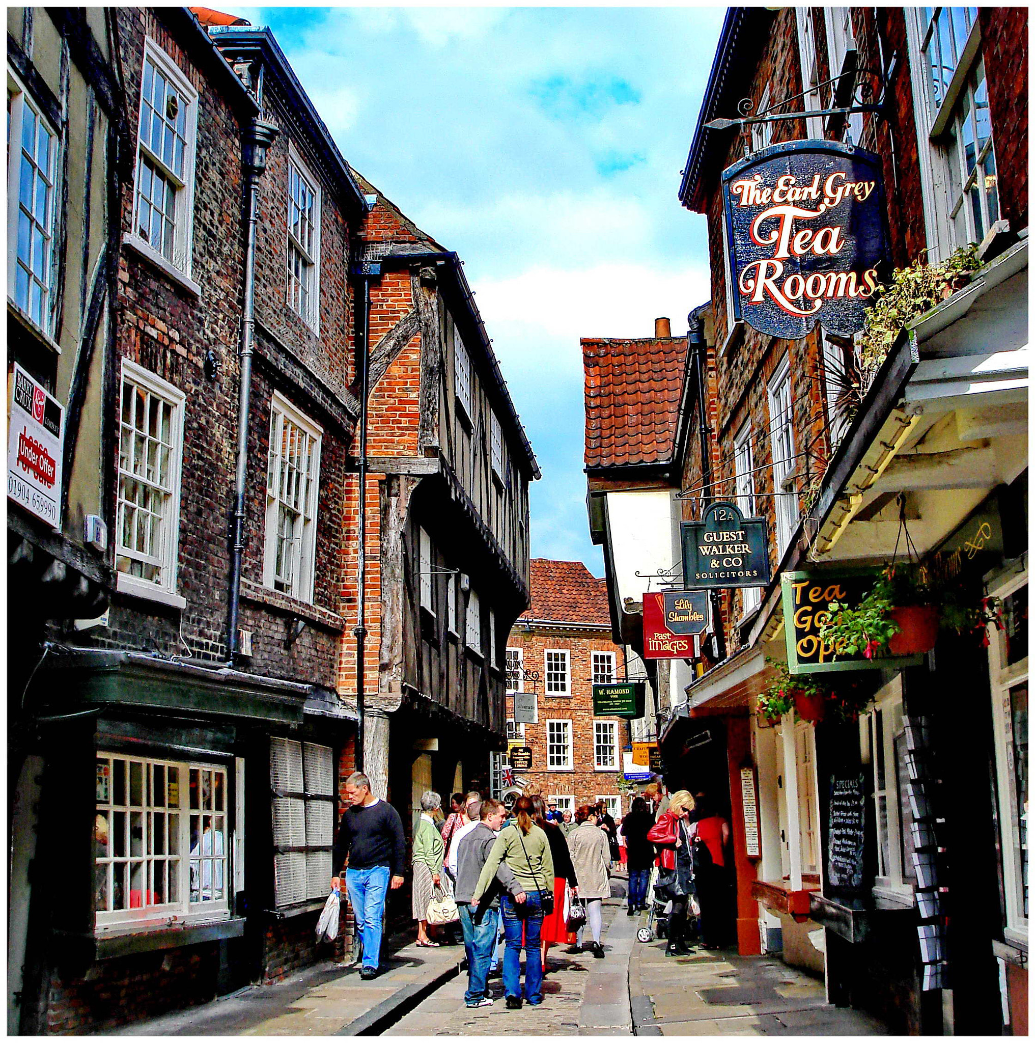 Sony DSC-W100 sample photo. The shambles dates back before 14th century photography