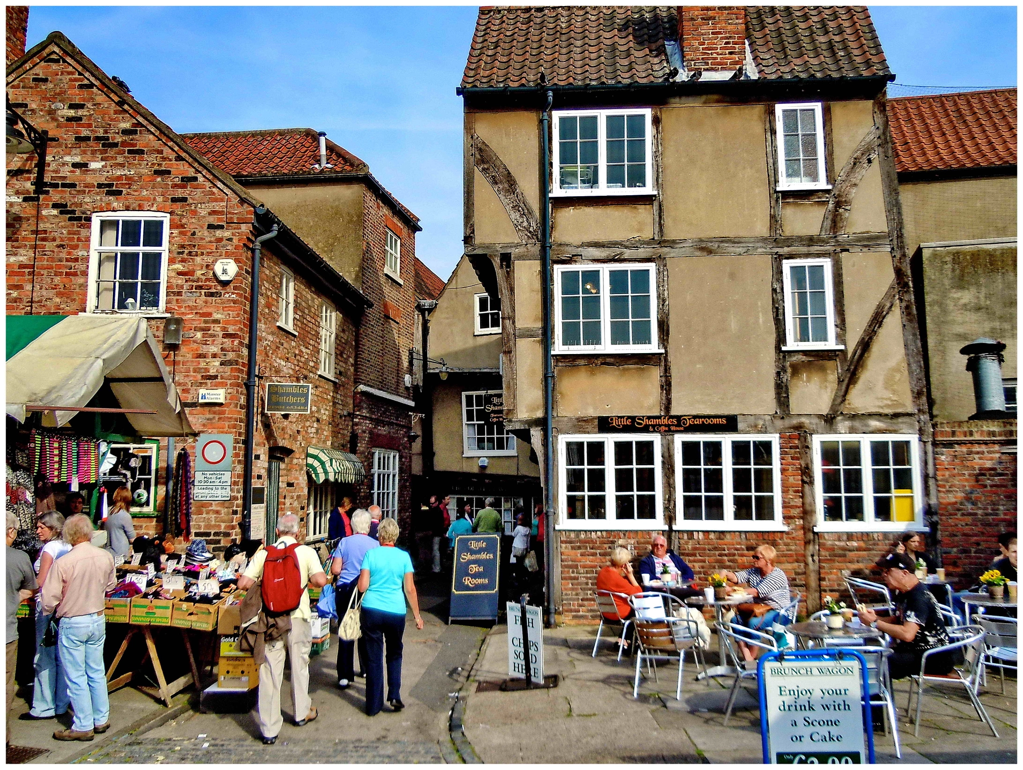 Nikon Coolpix S8000 sample photo. York market towards little shambles photography