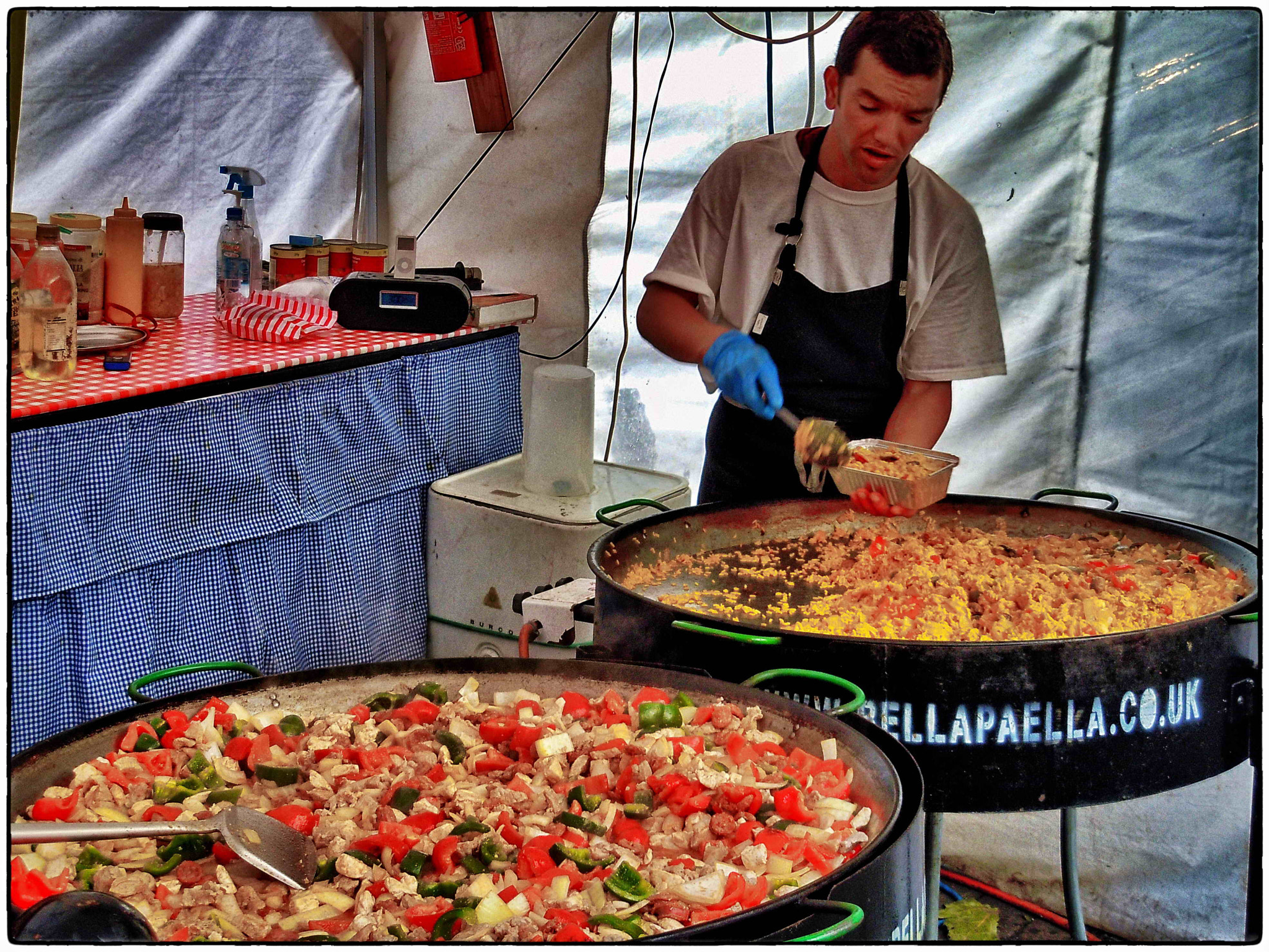 Nikon Coolpix S8000 sample photo. Giant paella's york food festival photography