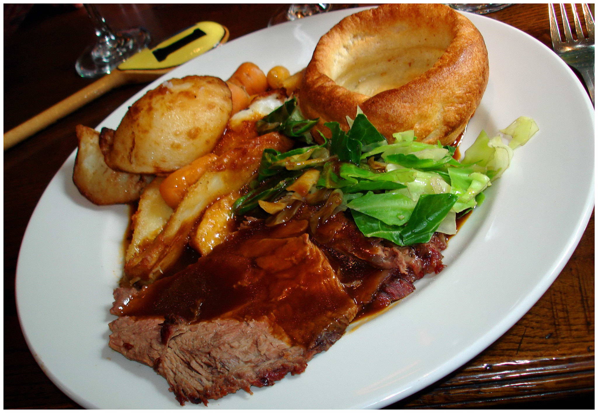 Sony DSC-W100 sample photo. Must eat, roast beef and yorkshire pudding photography