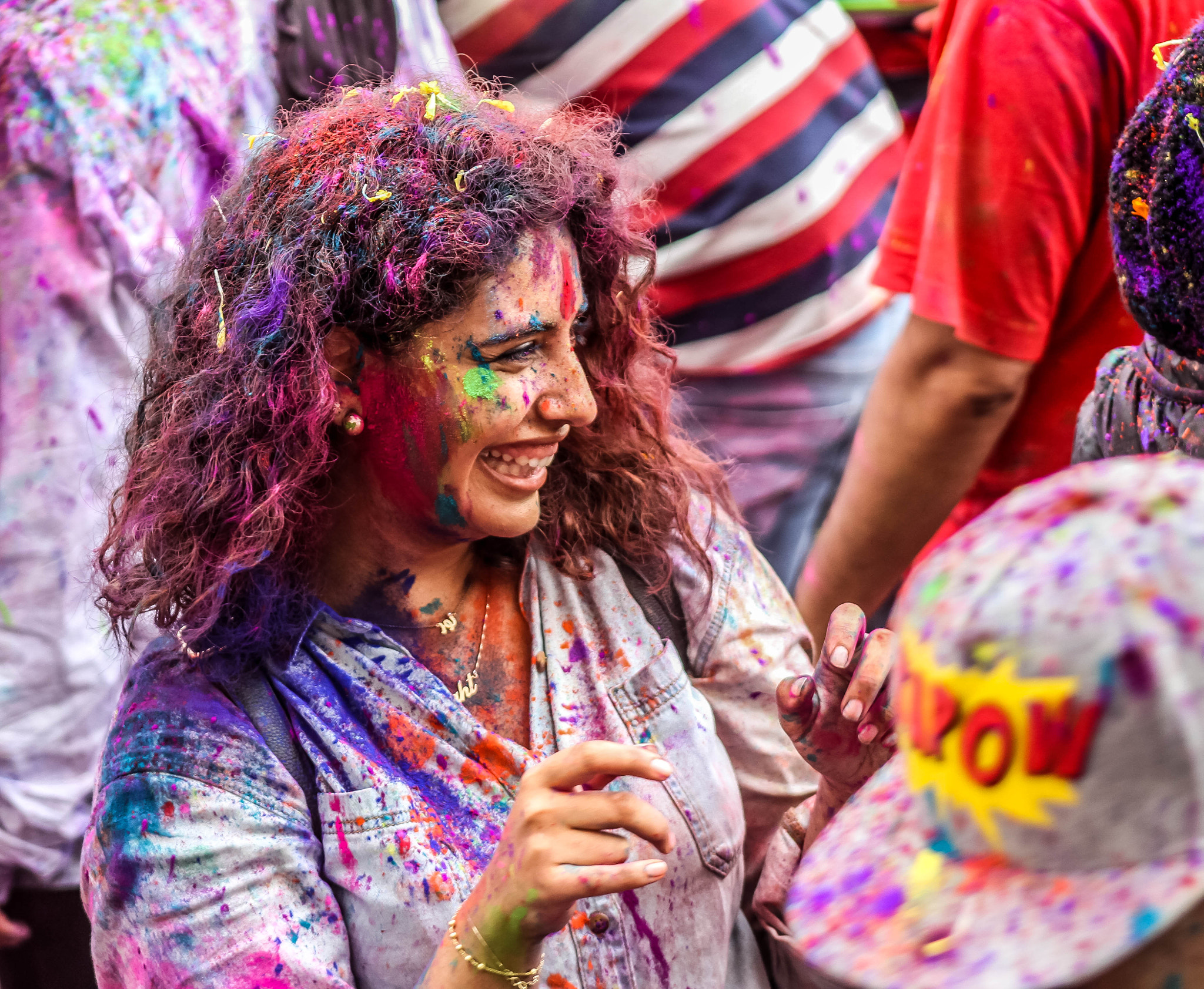 Canon EOS 7D + EF75-300mm f/4-5.6 sample photo. Holi photography