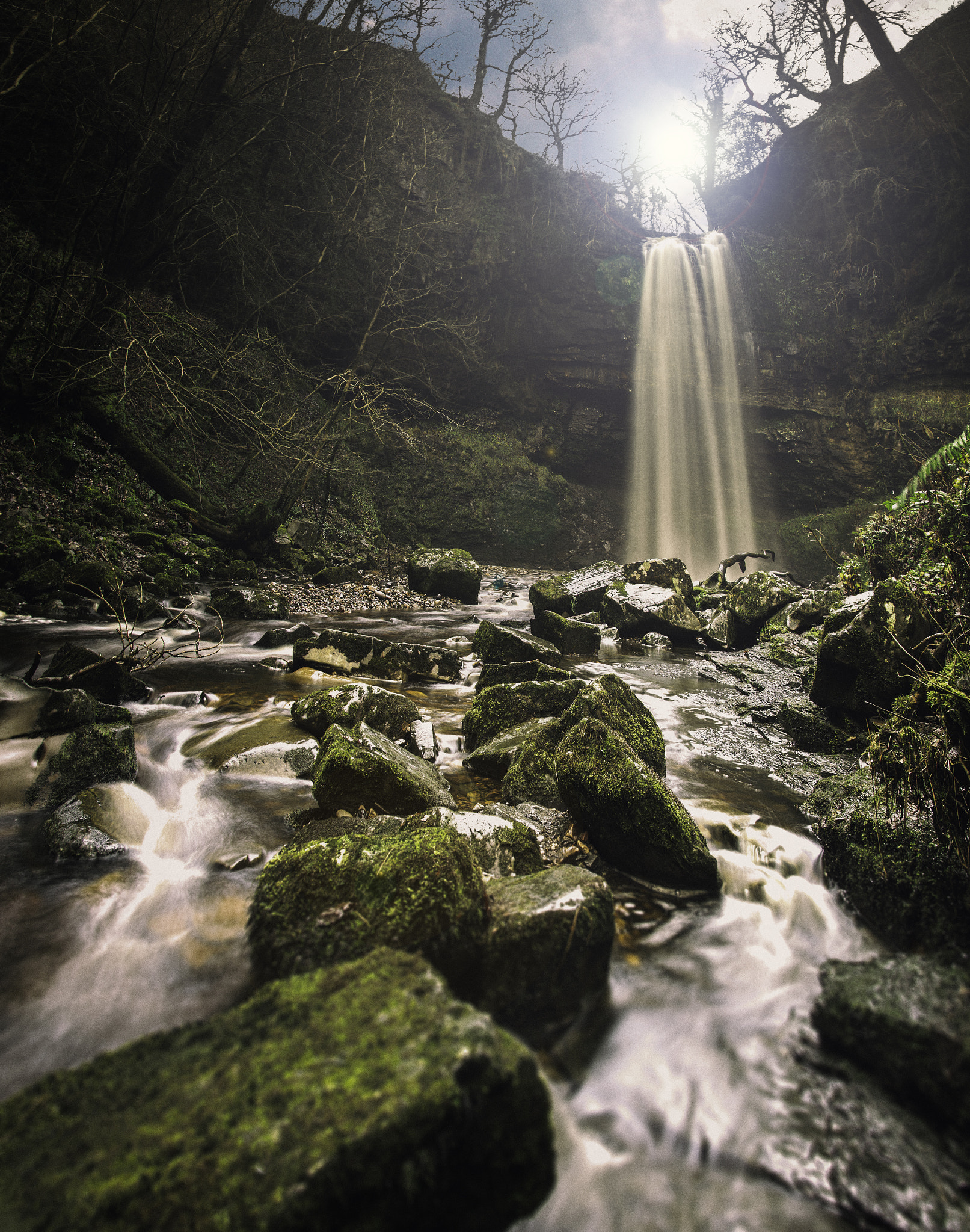 Nikon D600 sample photo. Waterfall in wales photography