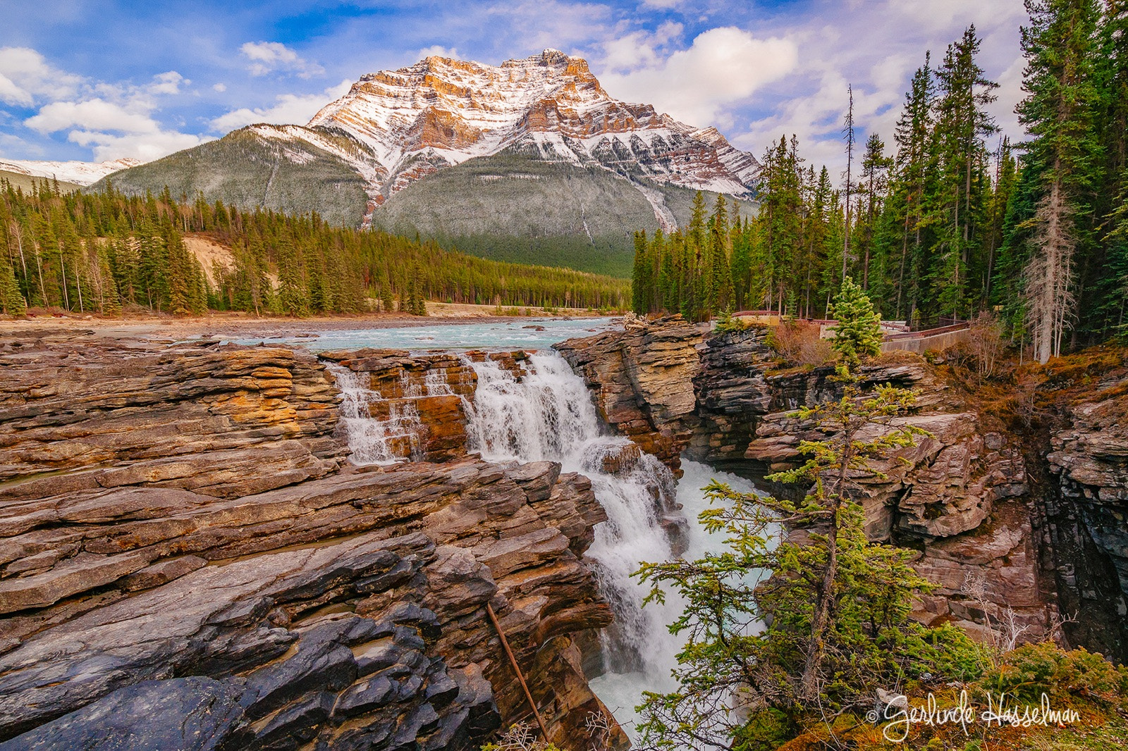 Nikon D300S sample photo. Athabasca falls photography