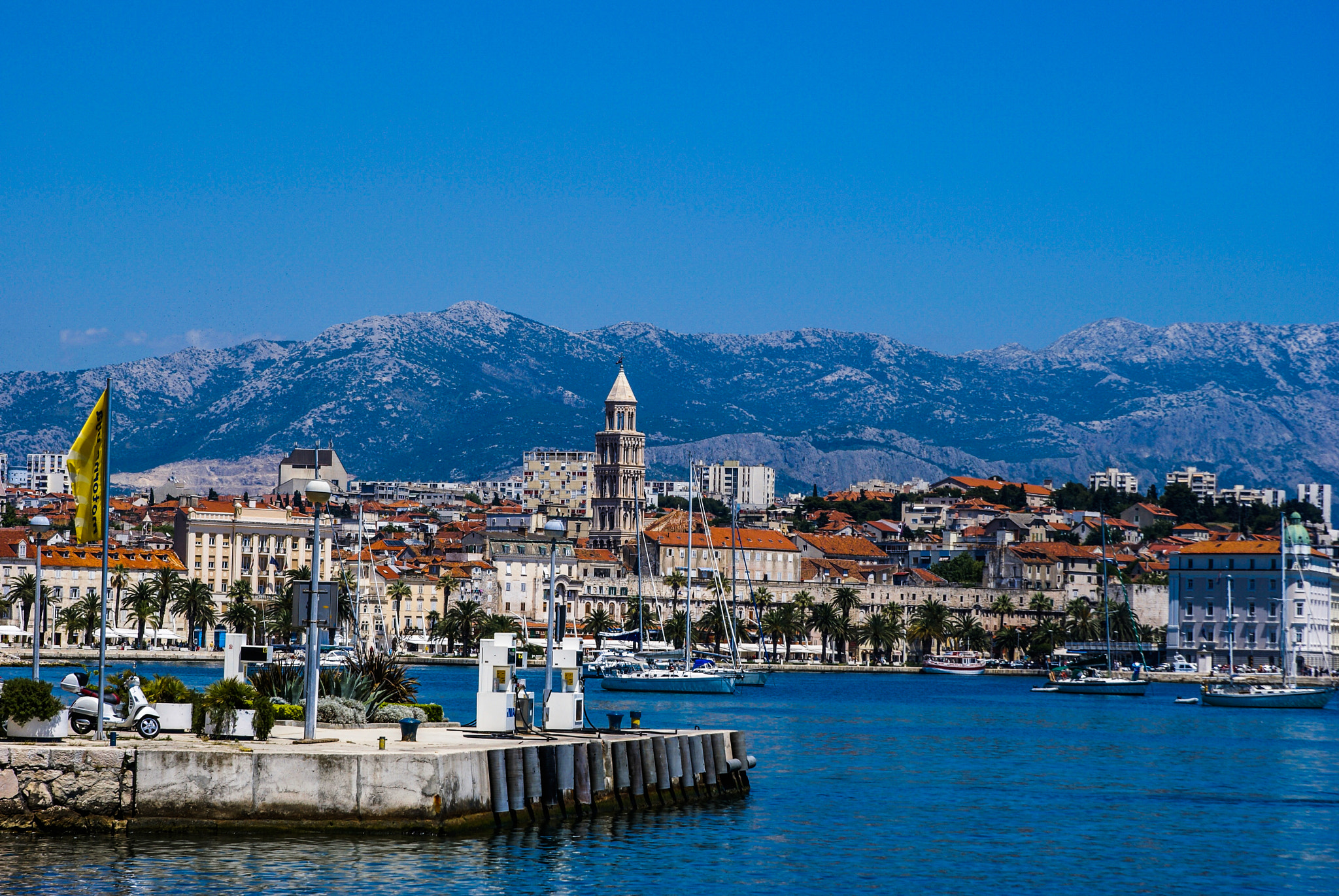 Sony Alpha DSLR-A100 sample photo. Split, croatia photography