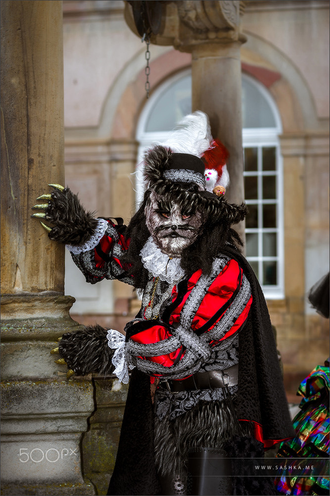 Minolta AF 80-200mm F2.8 HS-APO G sample photo. Editorial, 4 march 2017: rosheim, france: venetian carnival mask photography