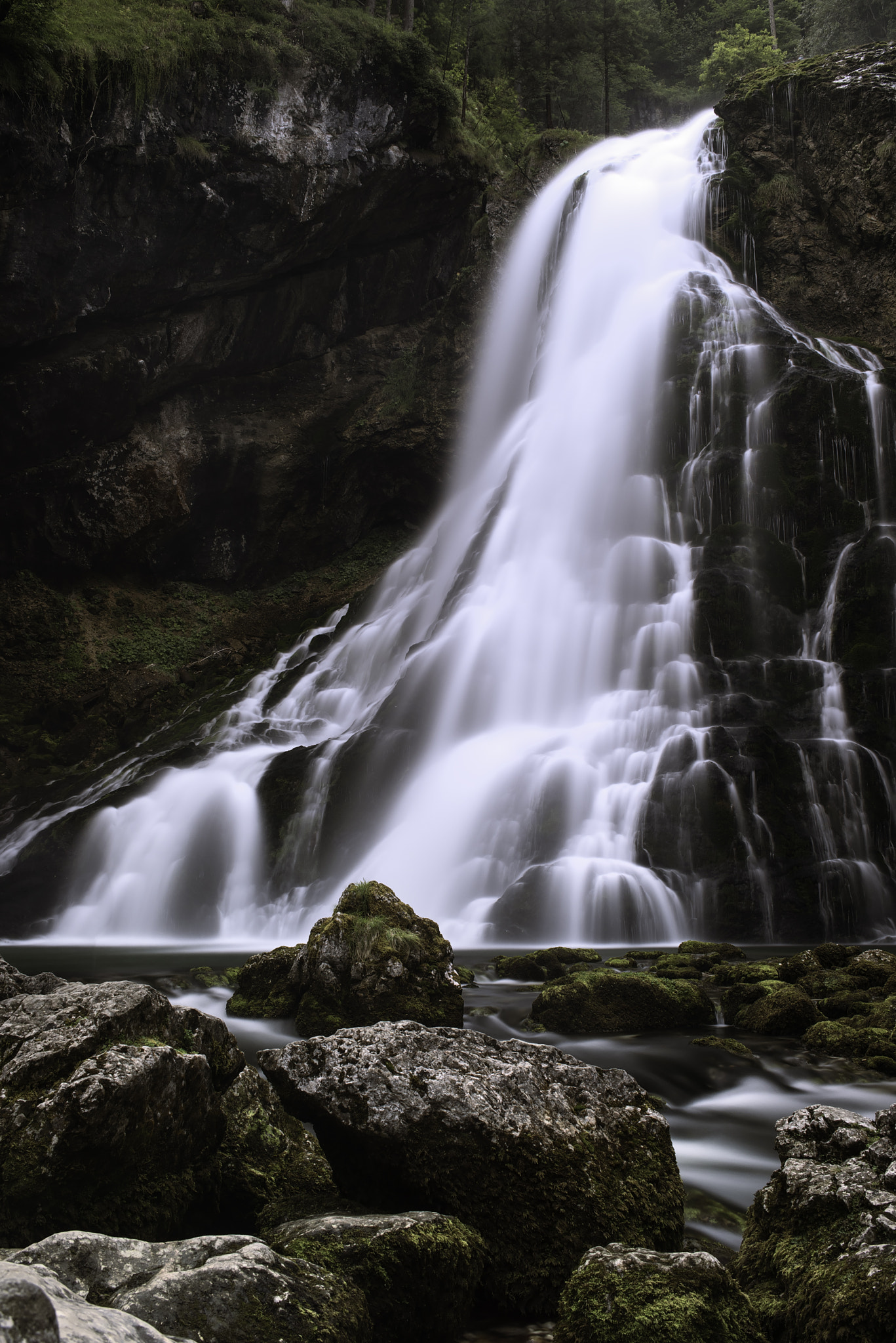 Zeiss Milvus 35mm f/2 sample photo. Gollinger wasserfall photography